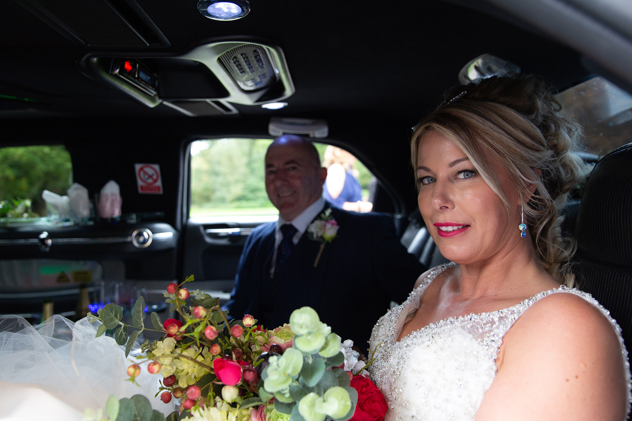 the bride and her father