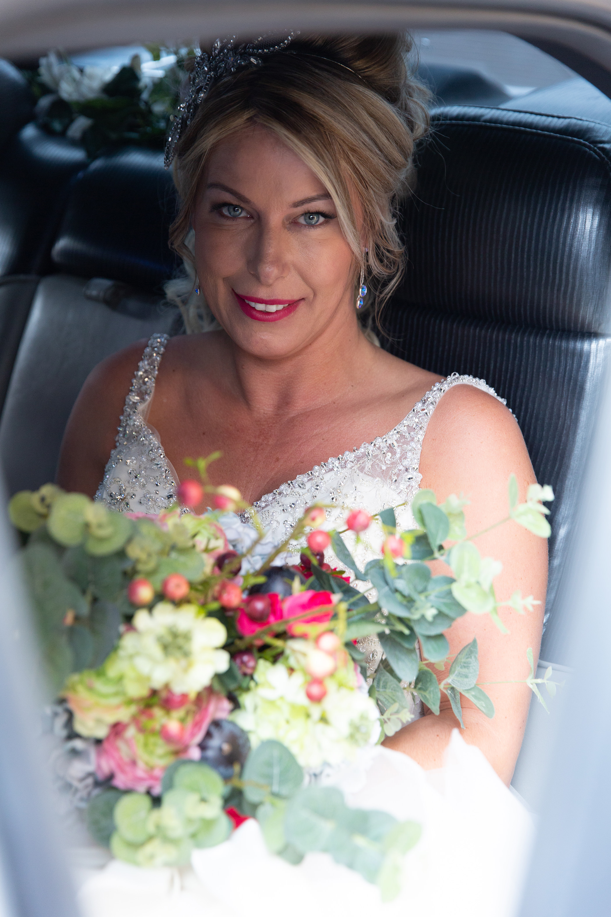 the bride and her bouquet 