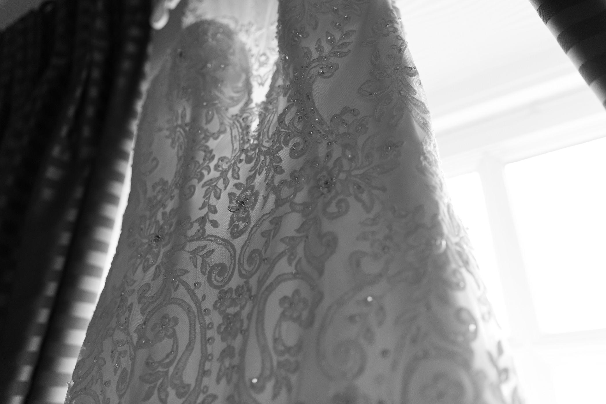 the wedding dress