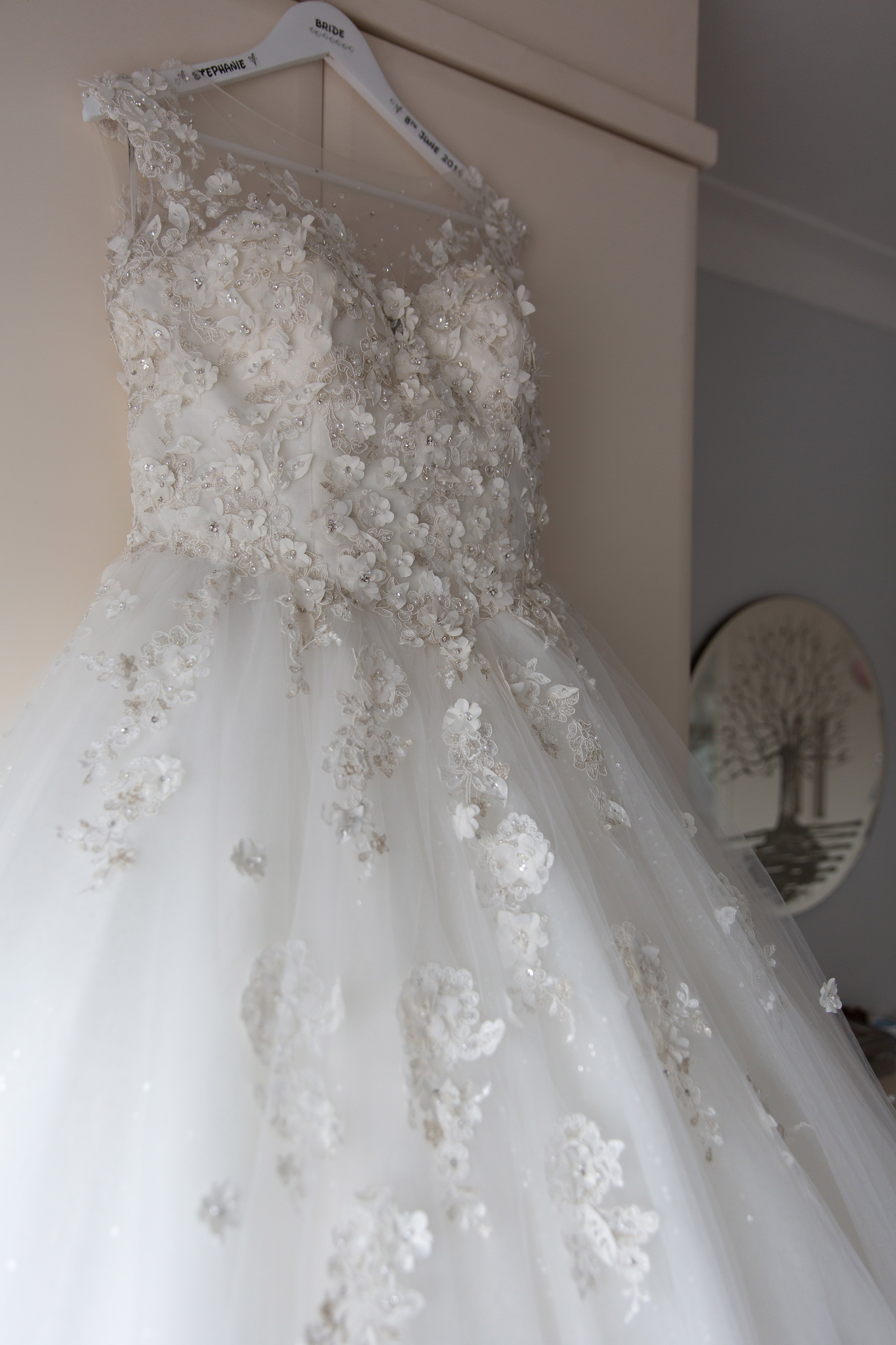 the wedding dress