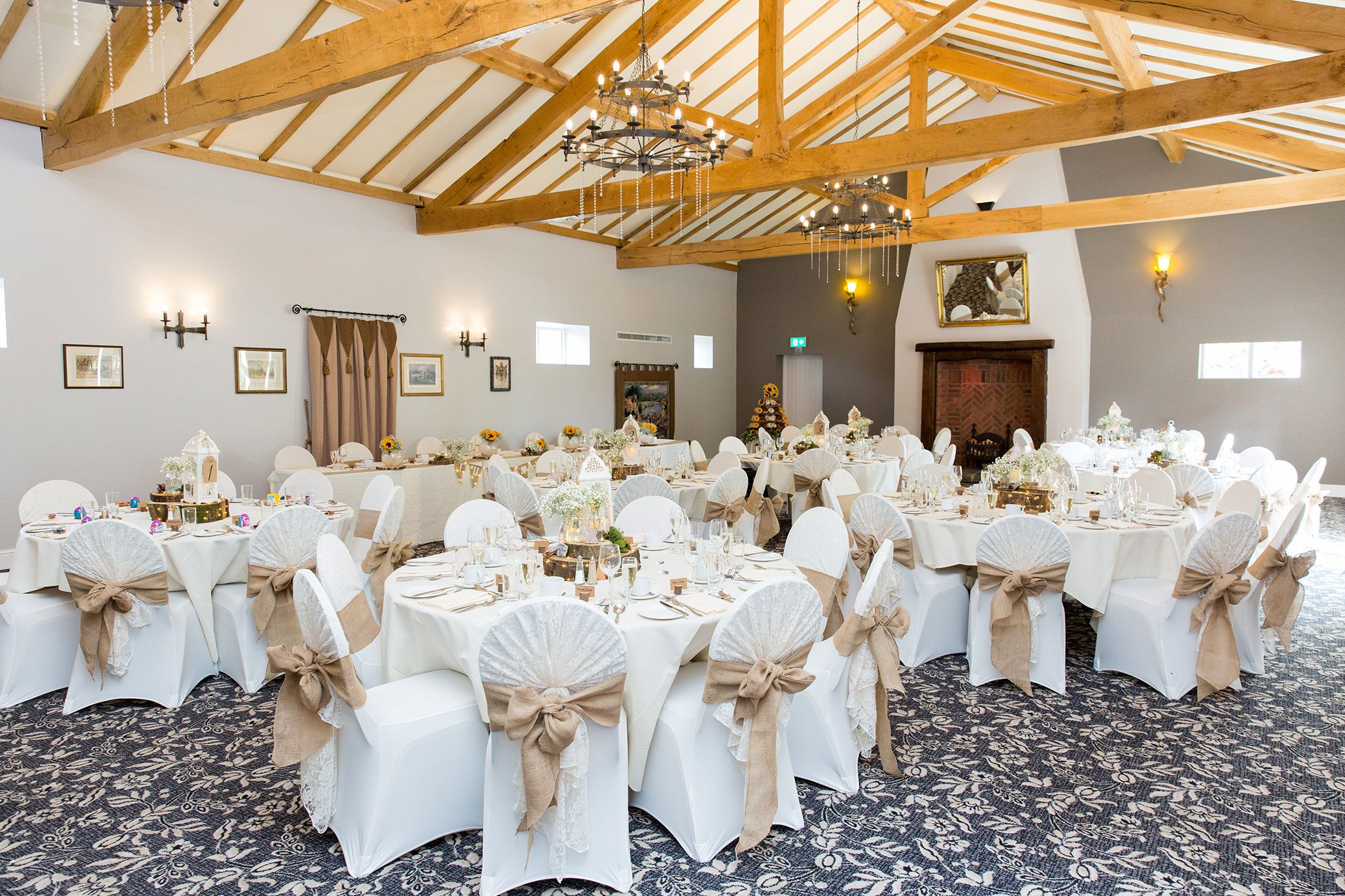 the villa wedding ceremony reception room