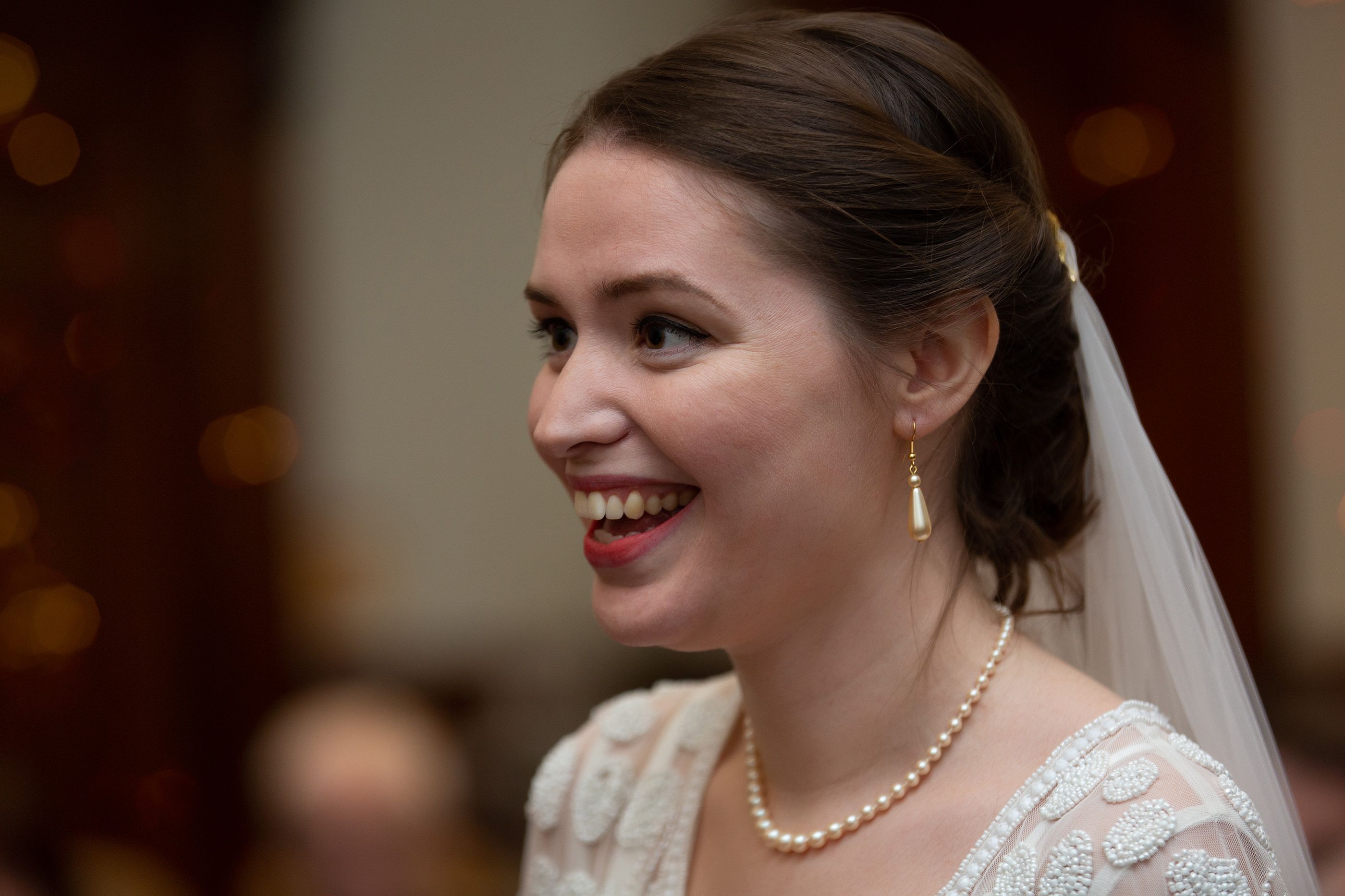 Ruth looking happy