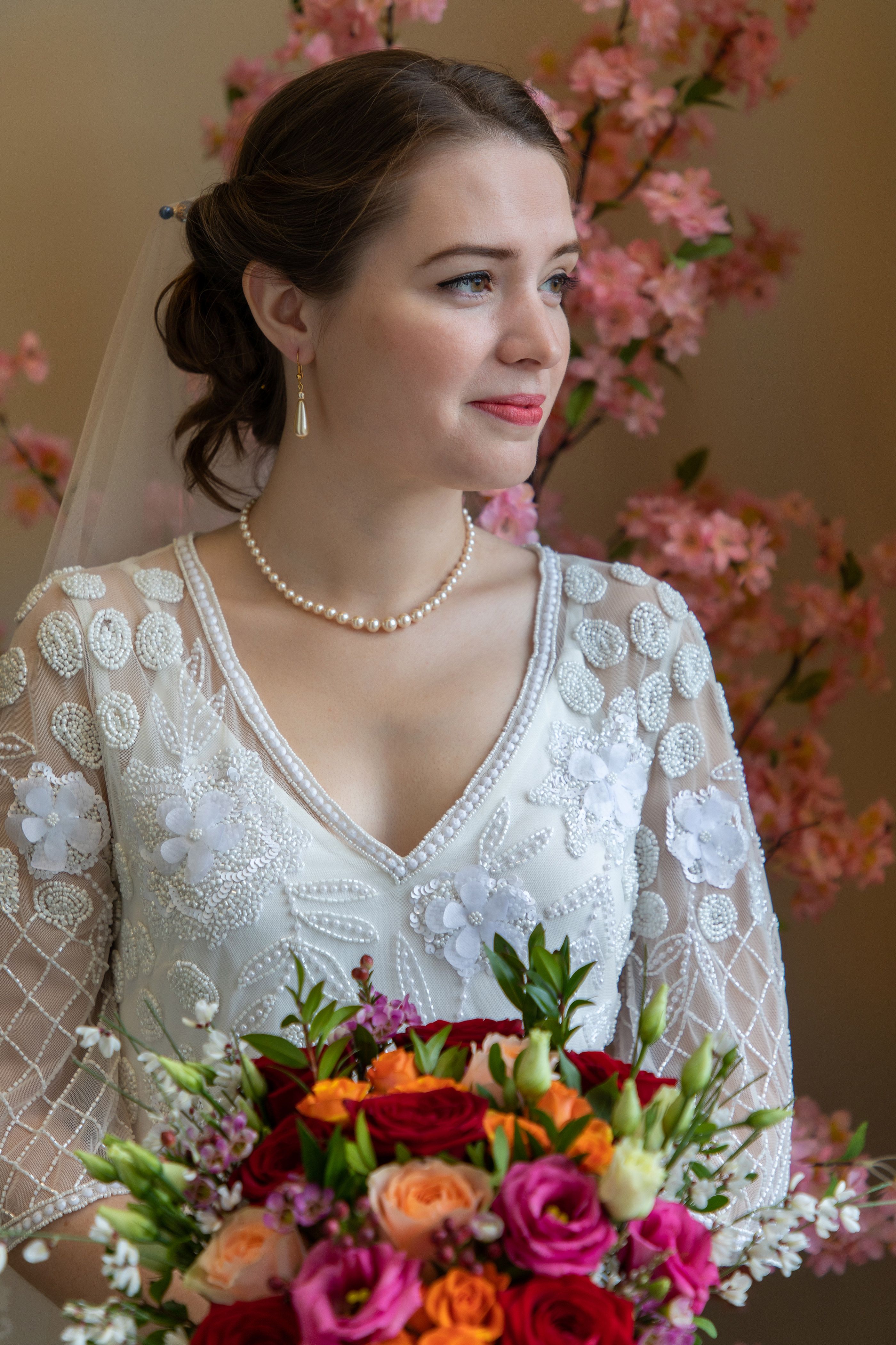 the wedding dress