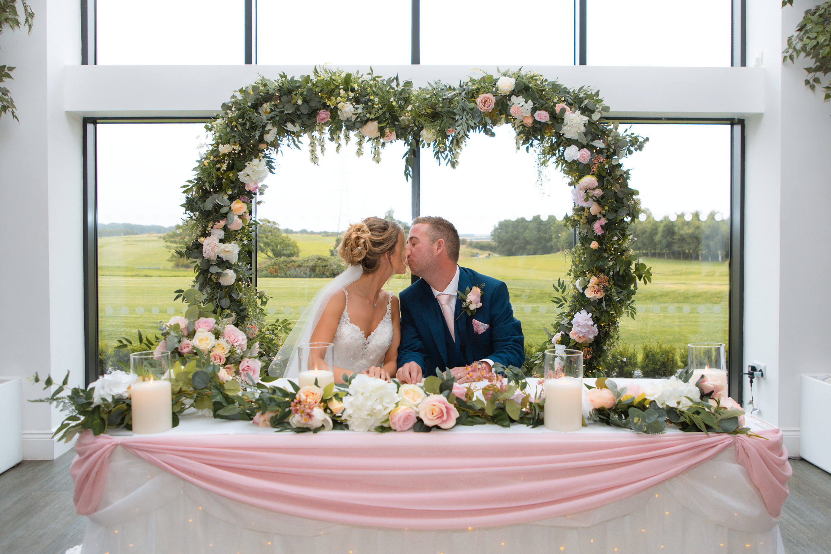The signing of the wedding register 
