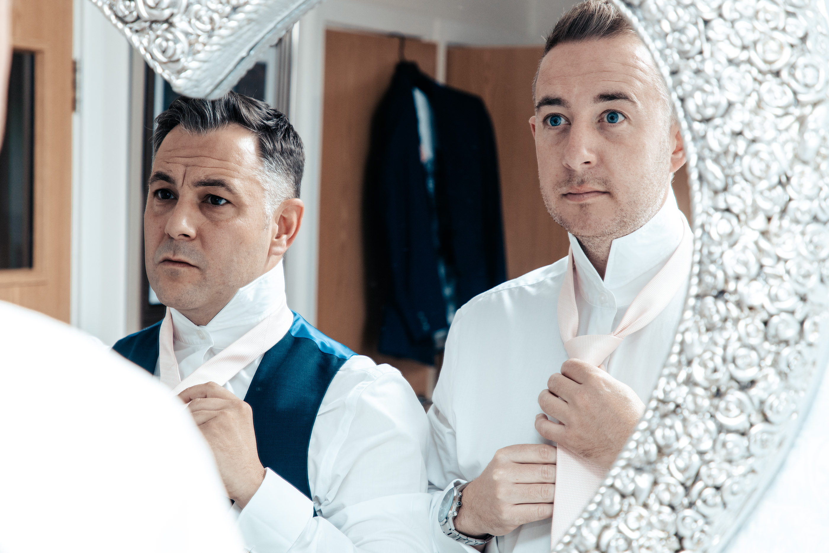 The groom and the best man 