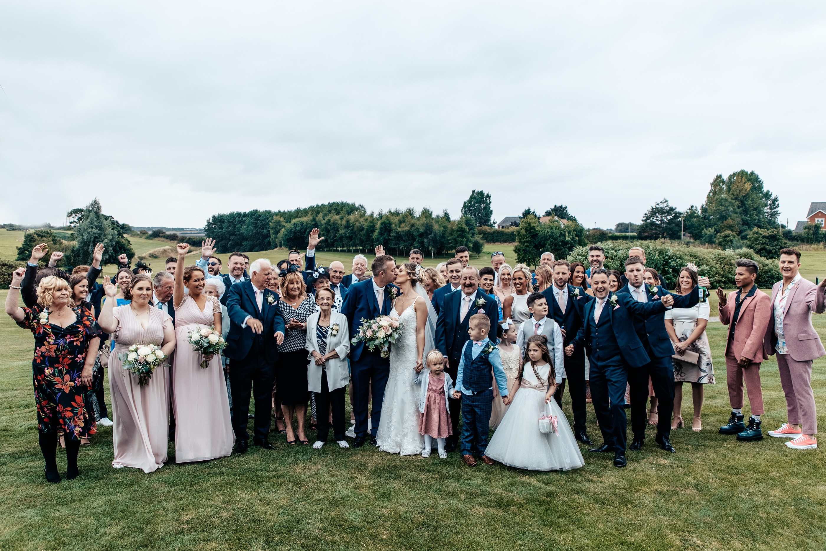 The wedding group shot 