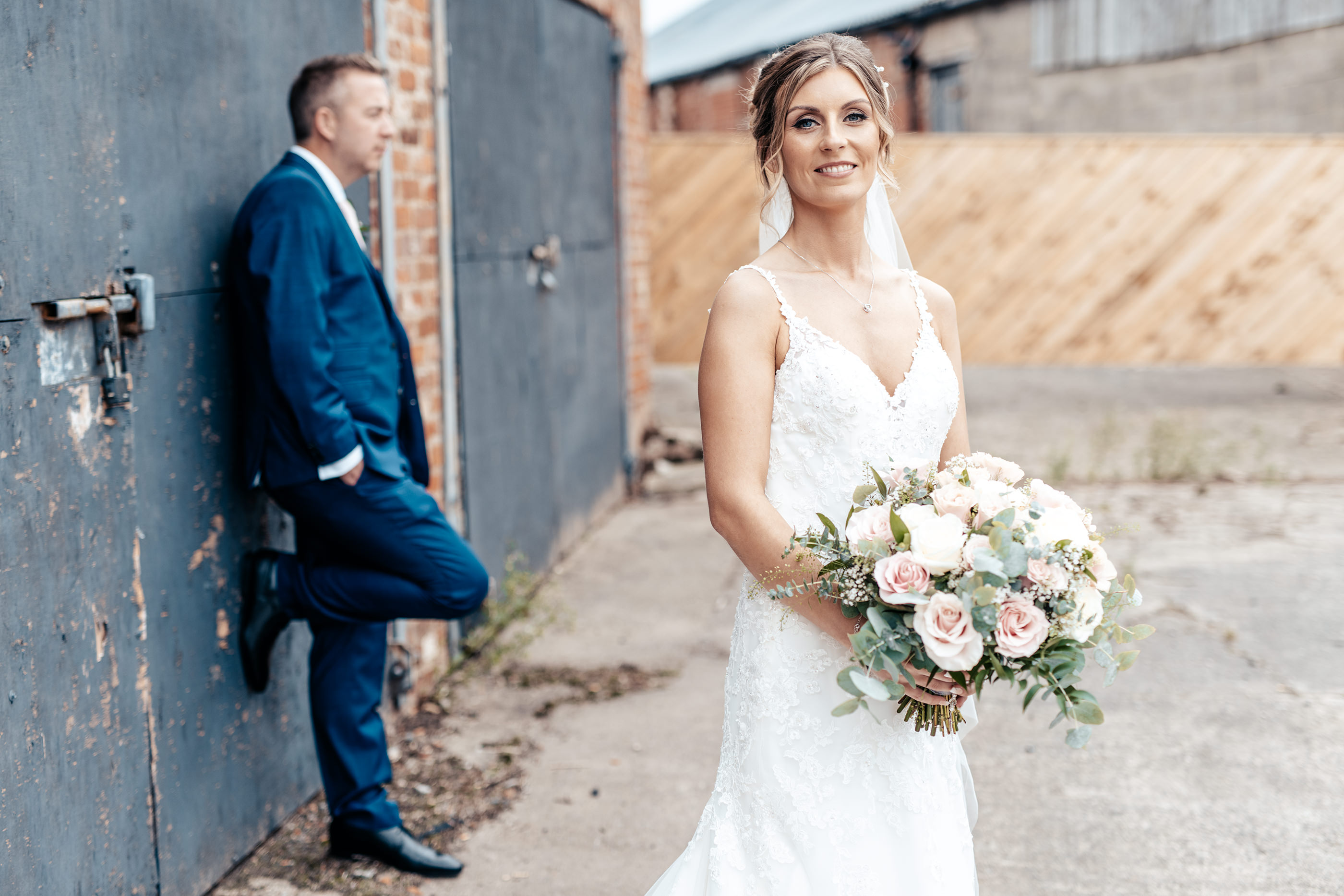 Wedding photos at the Glass House in Staining 