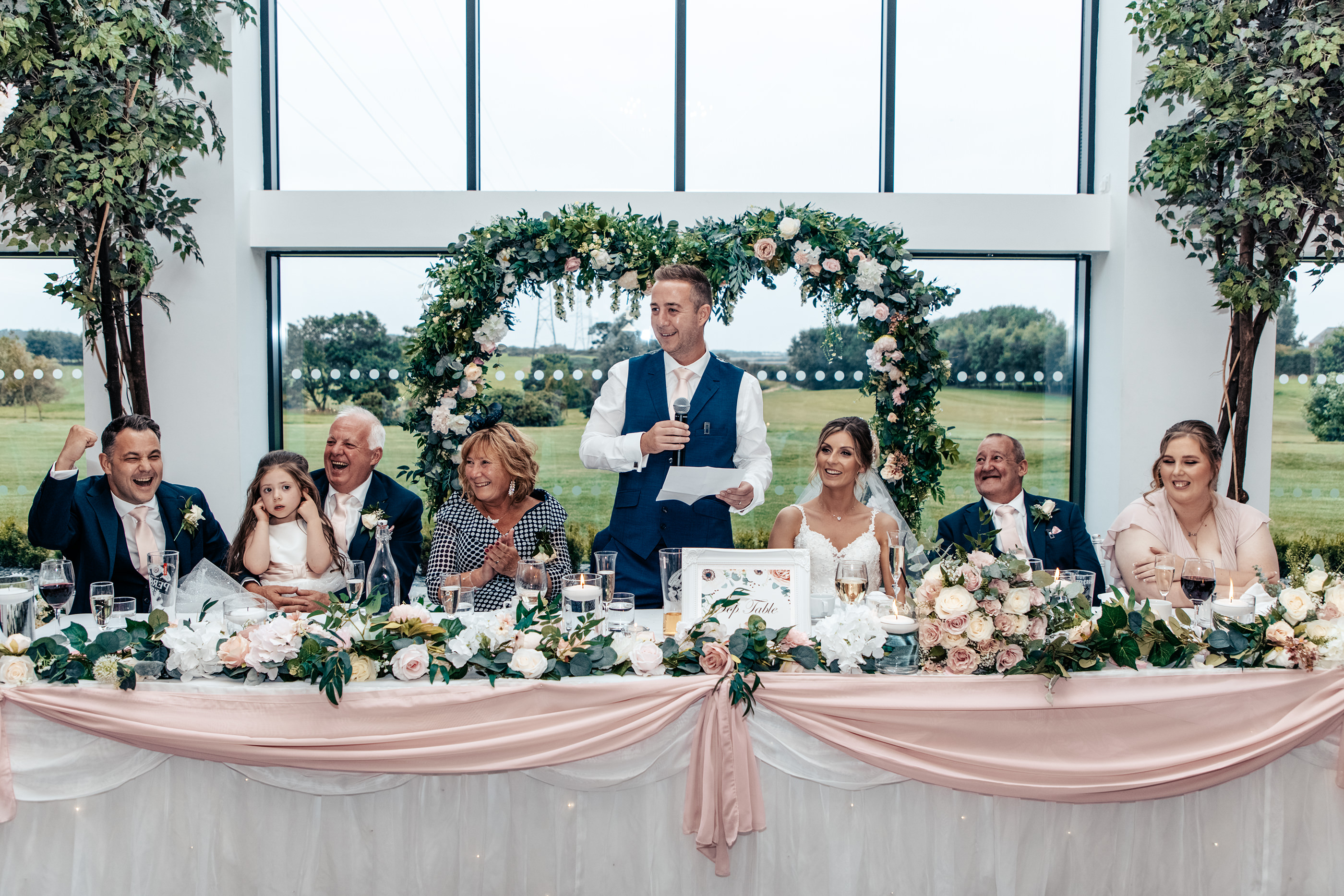 The wedding speeches 