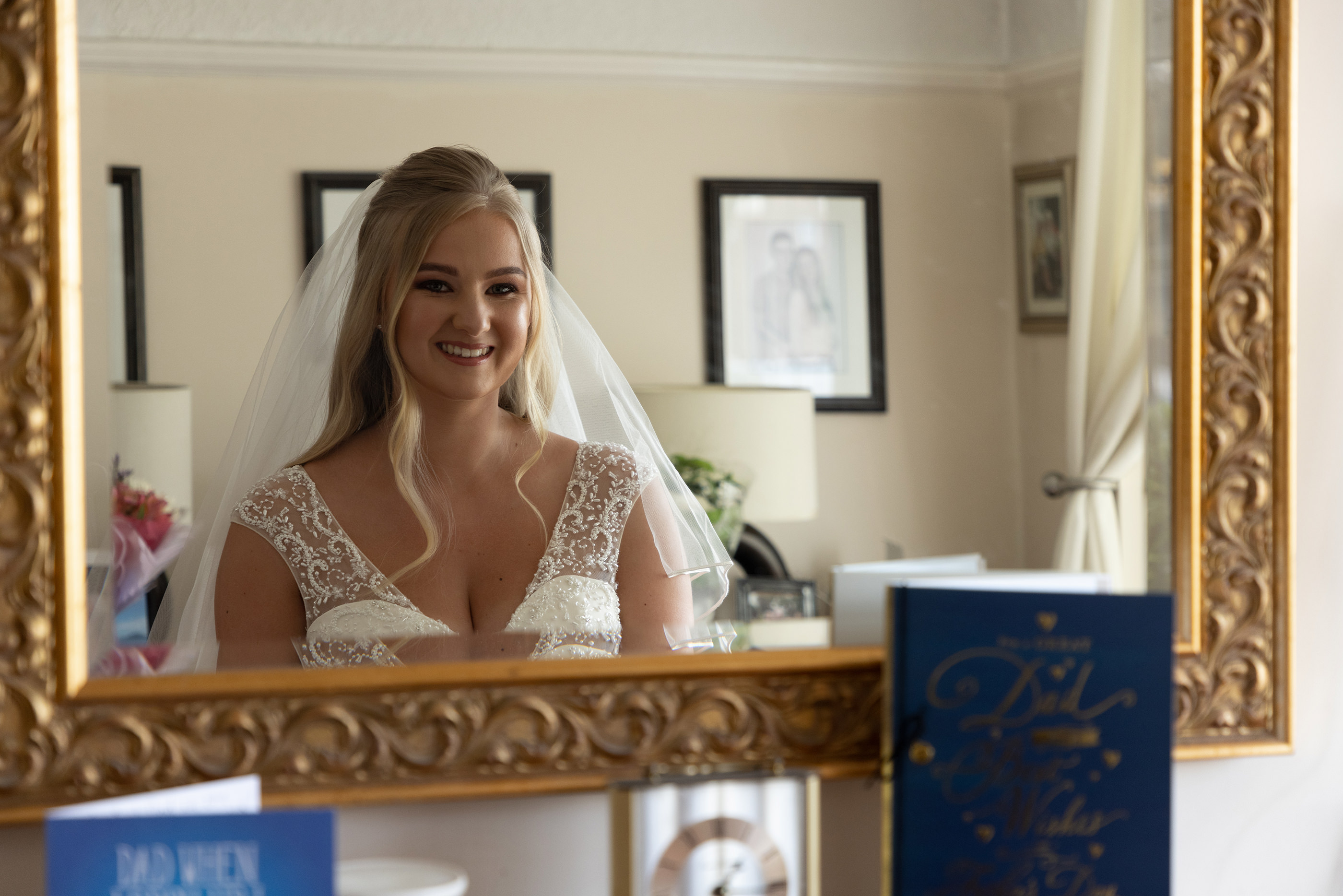 Rebecca ready for her wedding