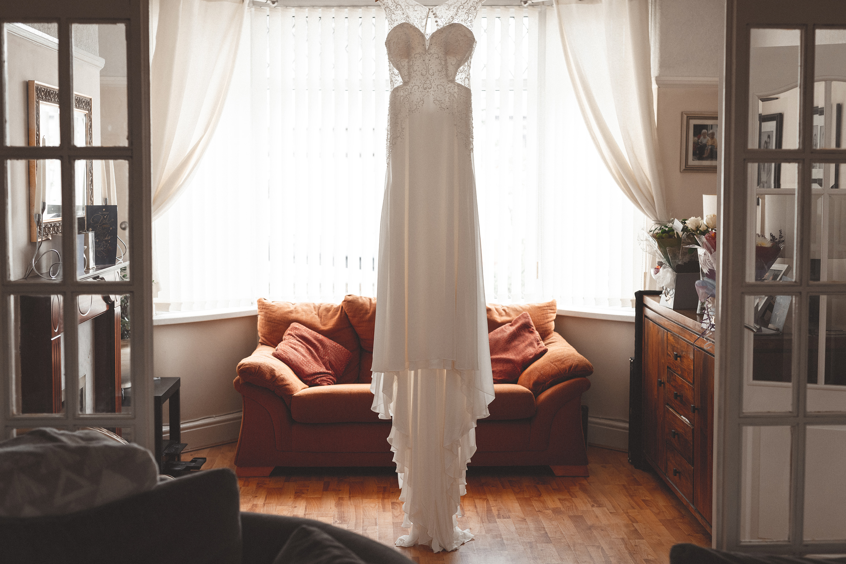 the wedding dress