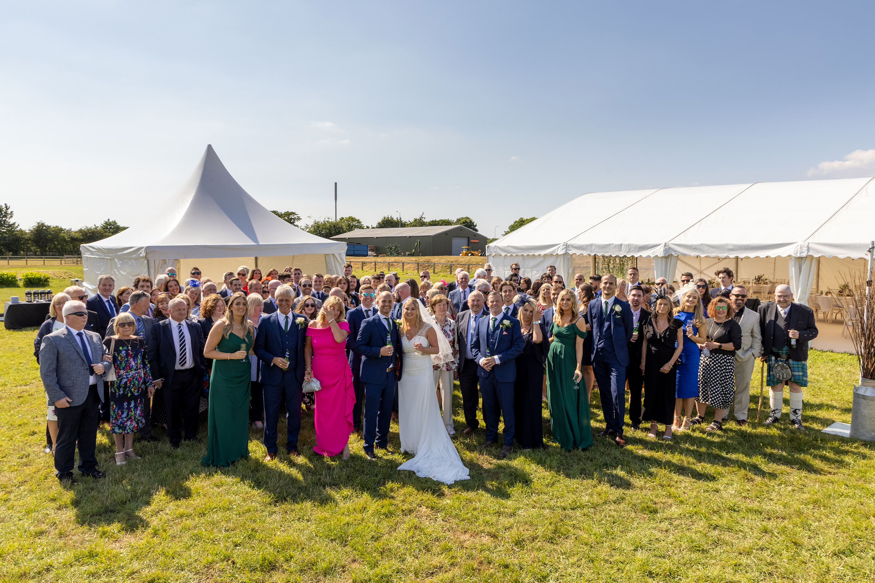 the wedding guests