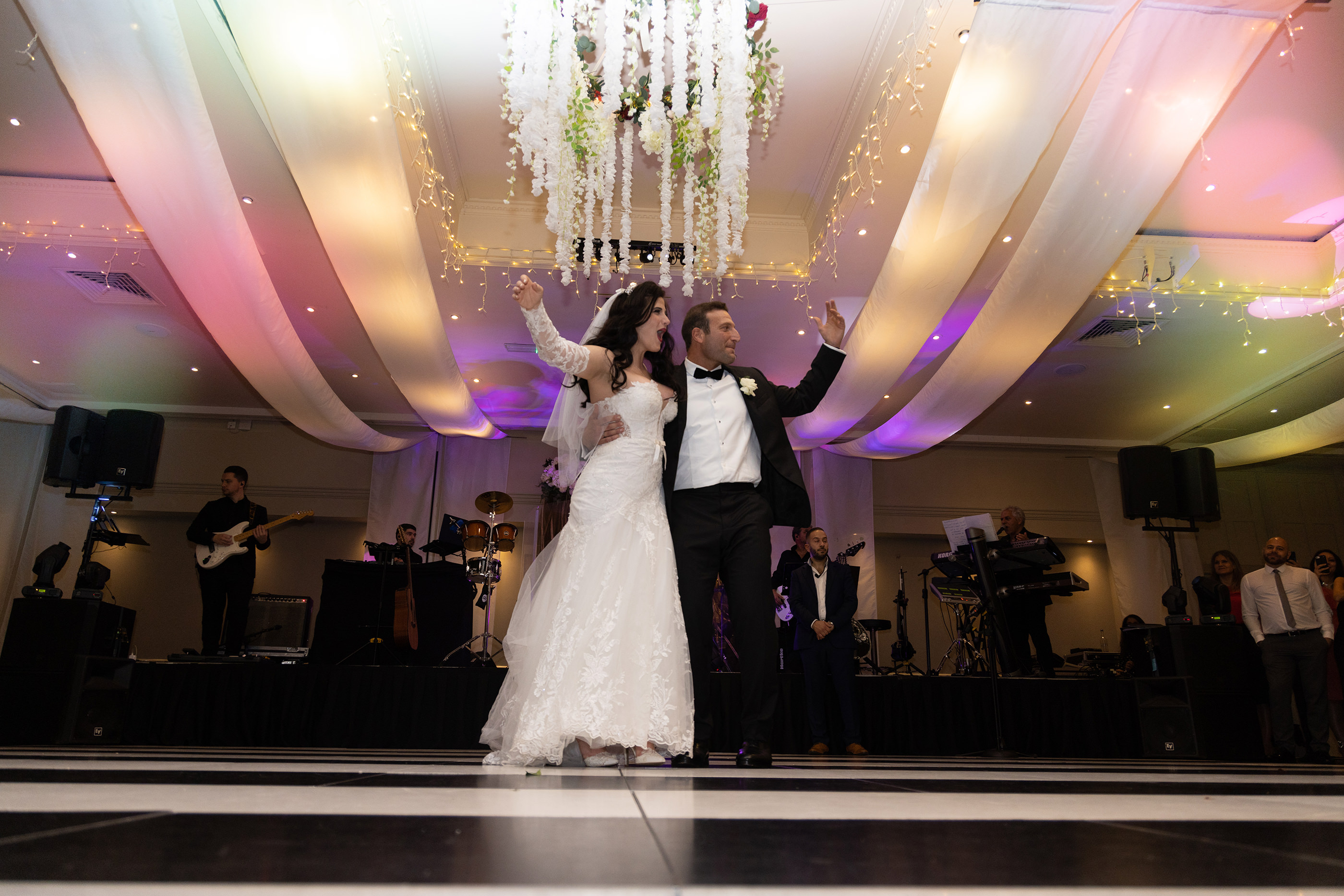  bride and groom's first dance