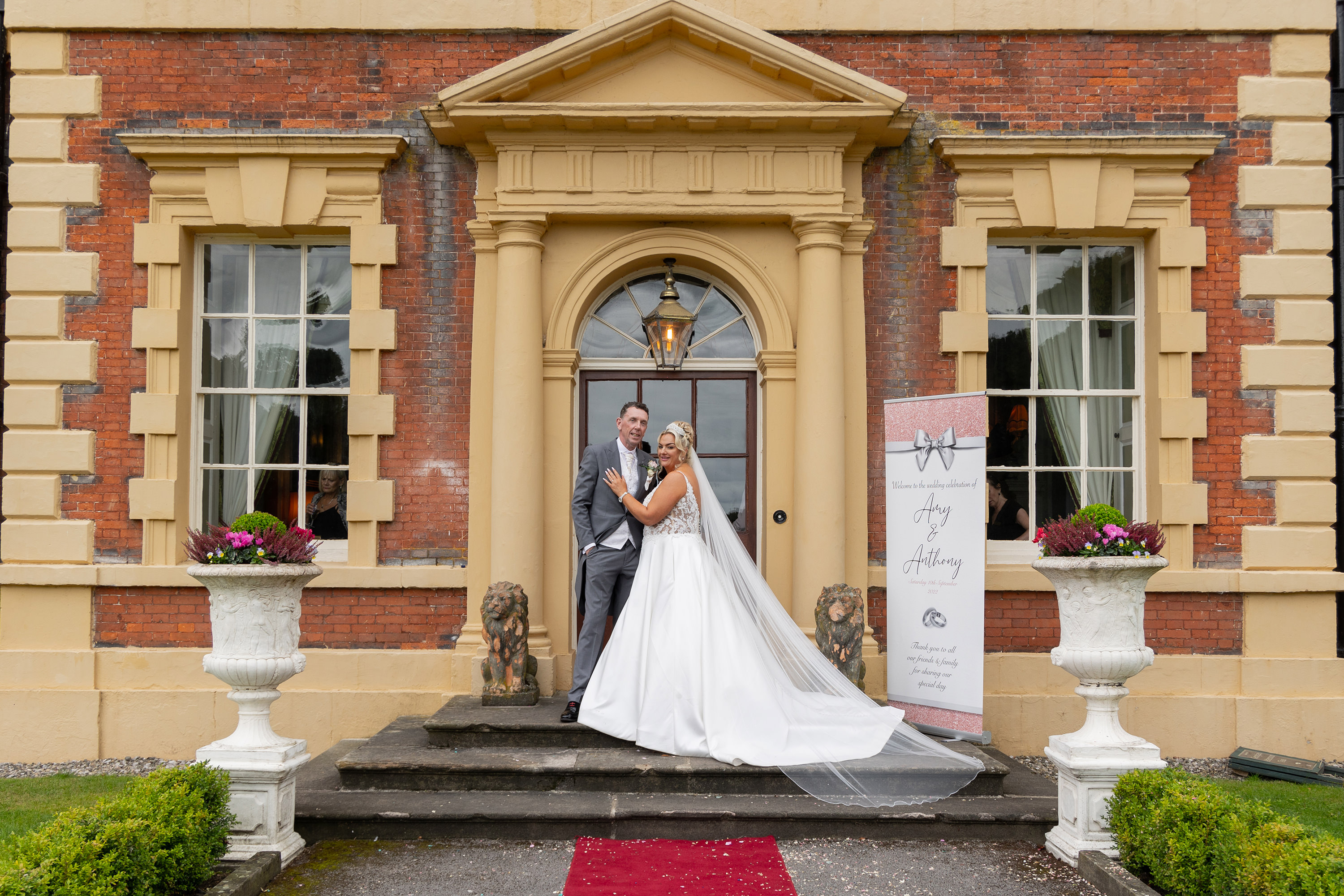 Amy and Tony's wedding day at Lytham Hall 