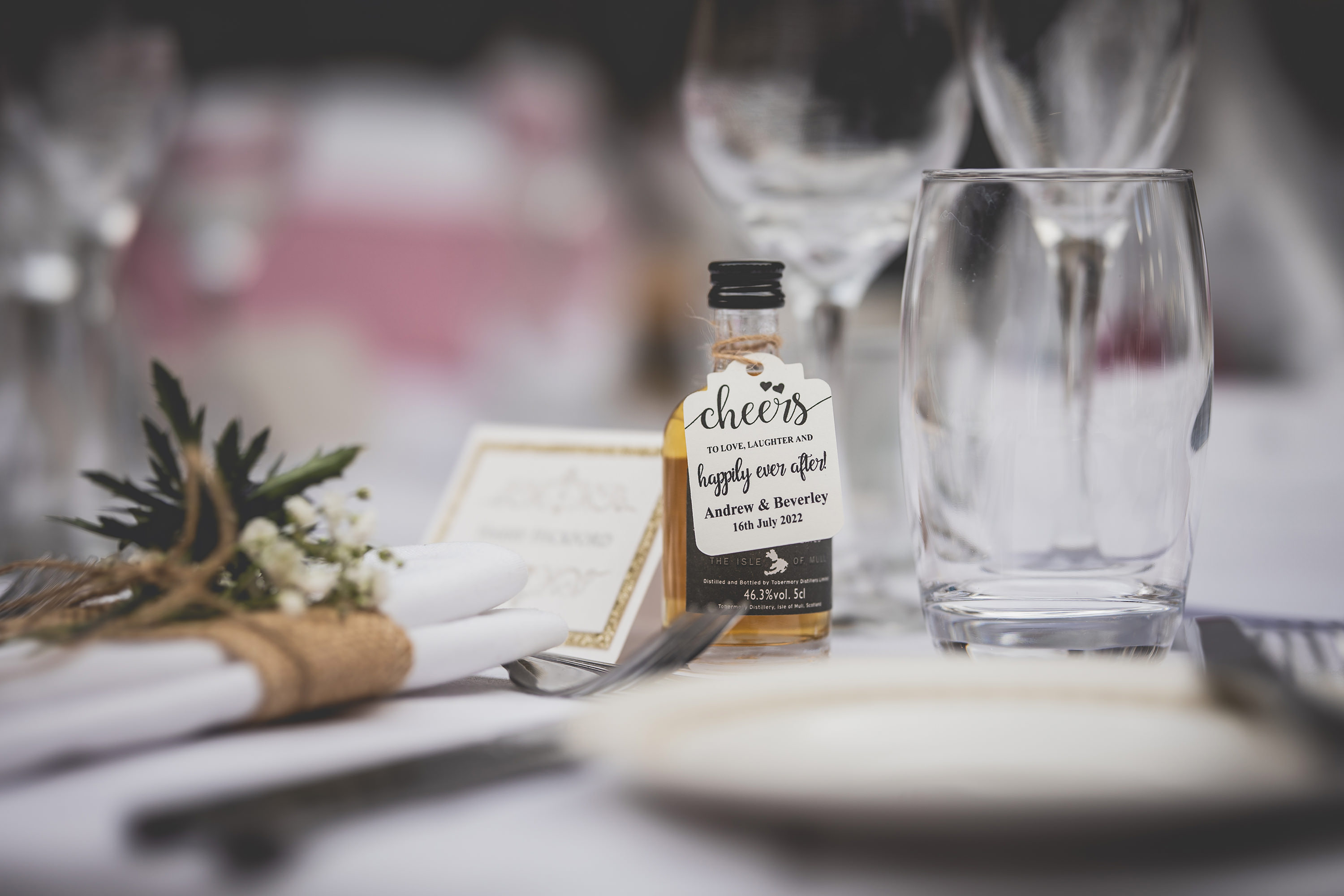 Wedding breakfast table decorations 