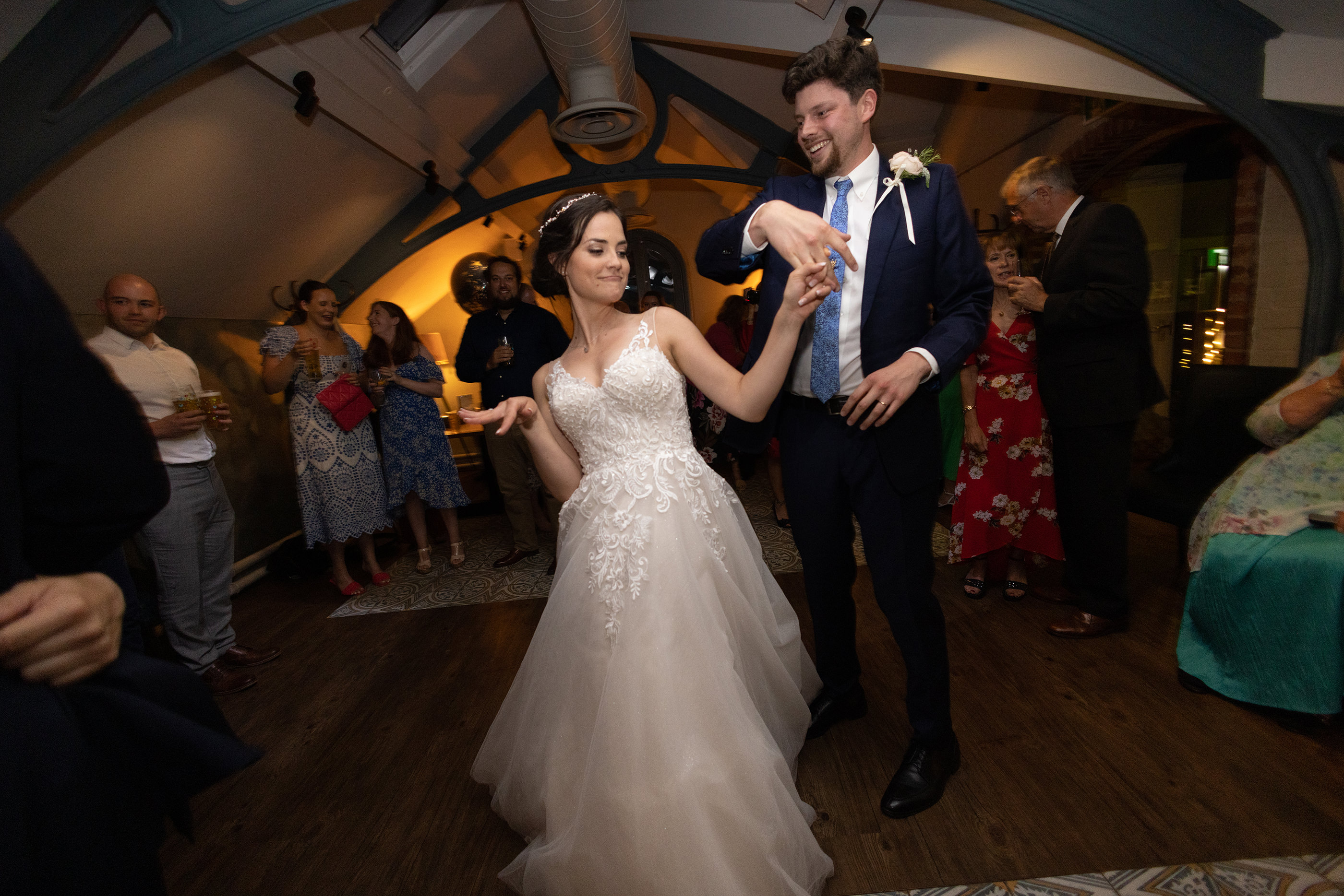Wedding party at Lytham house 