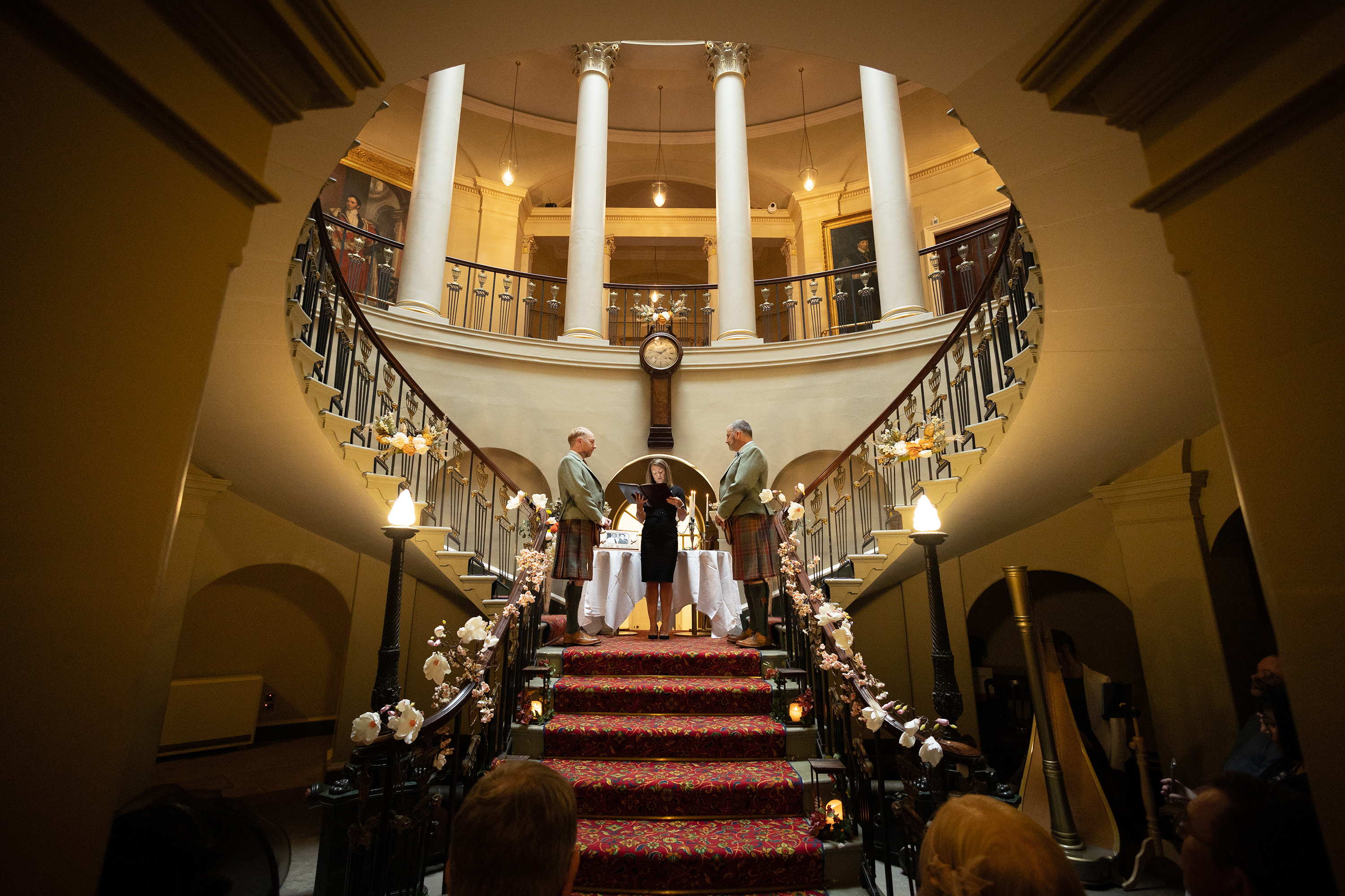 Robert and Andrew say their vows to one another 