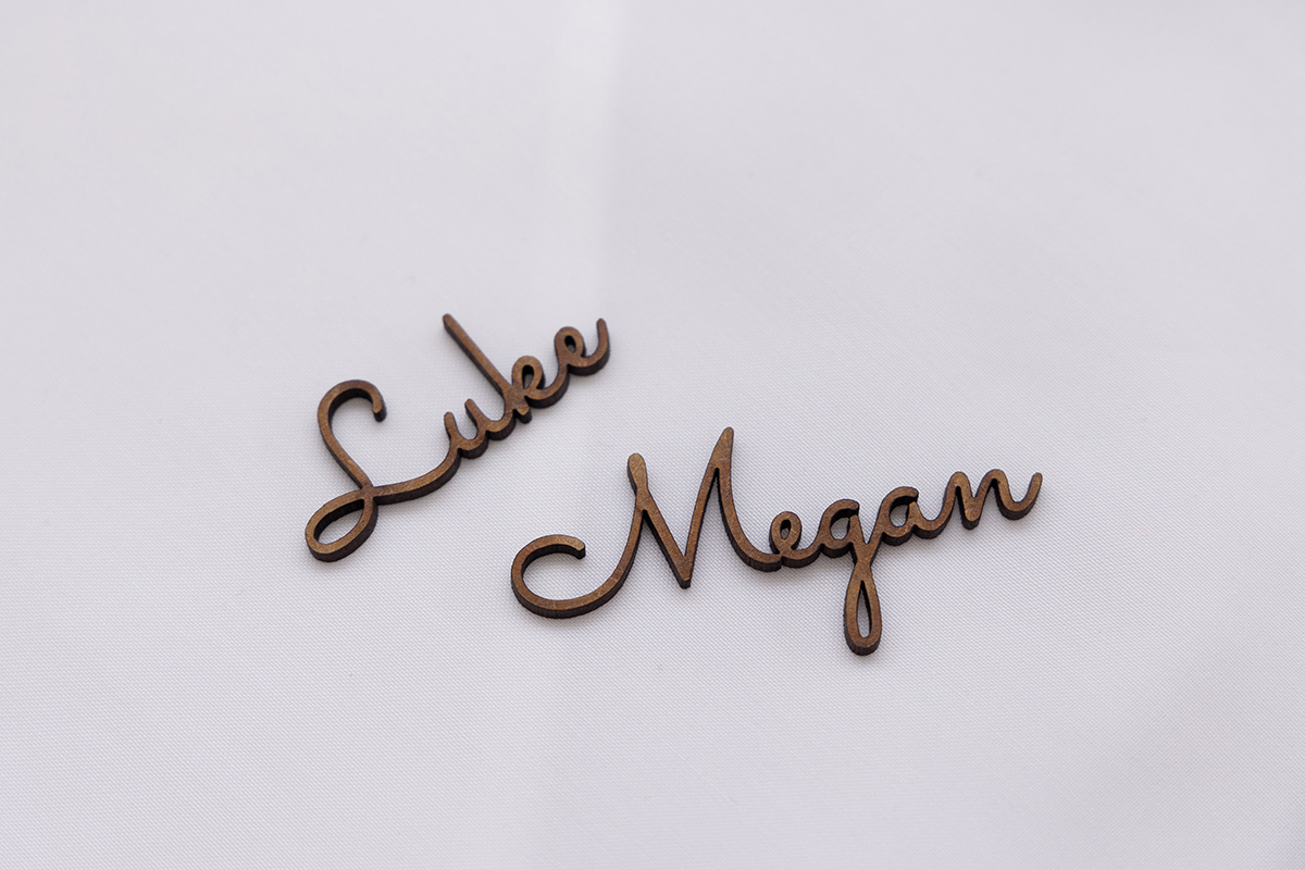 Luke and Megan's wedding day