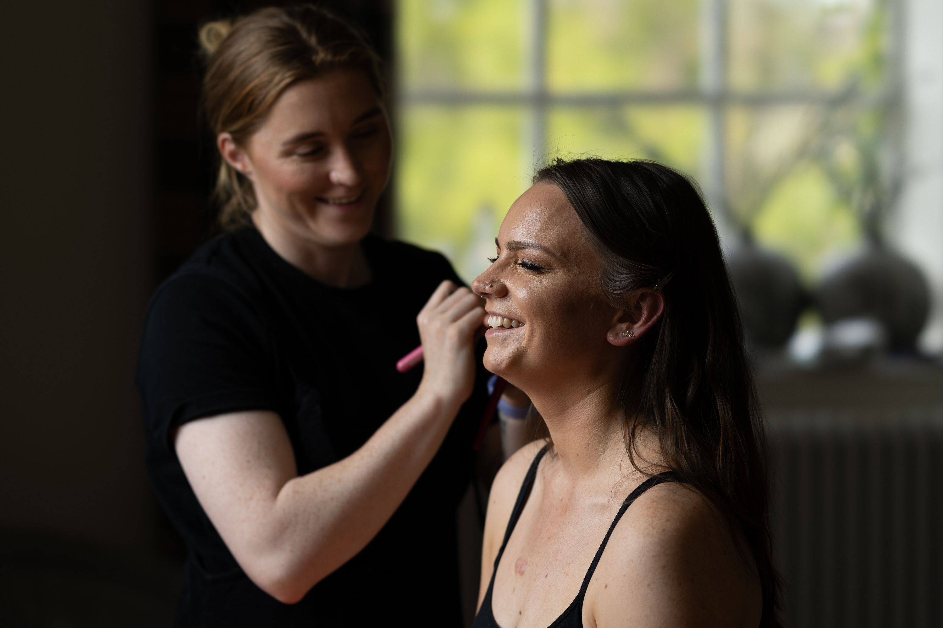 wedding makup natural light