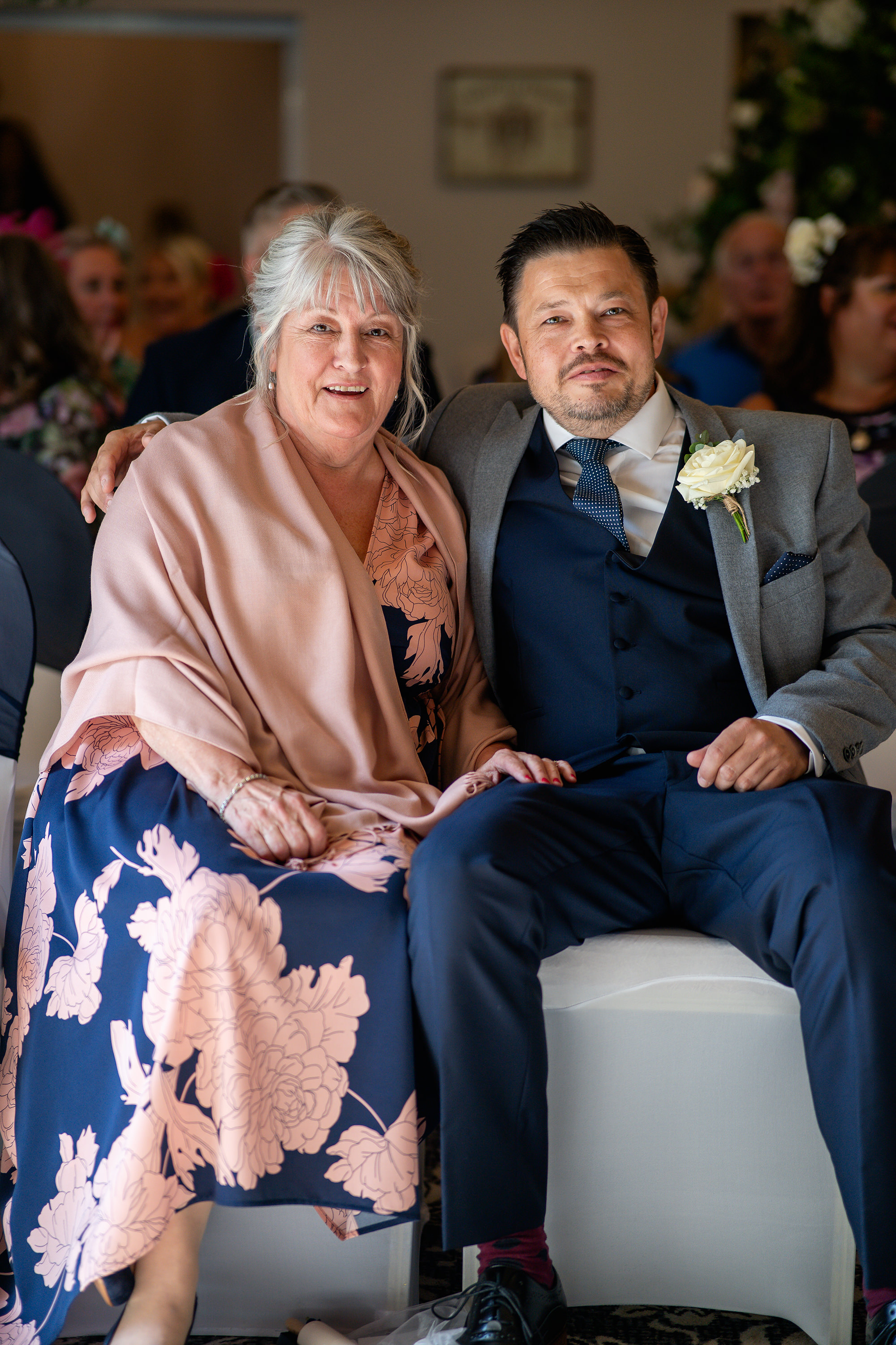 The groom with his mother 