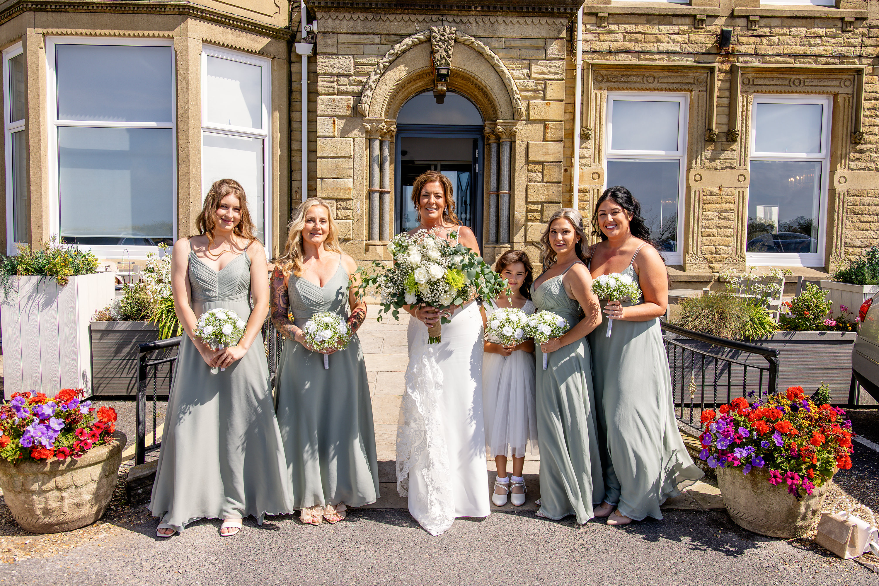 Claire the bride at the glendower hotel 