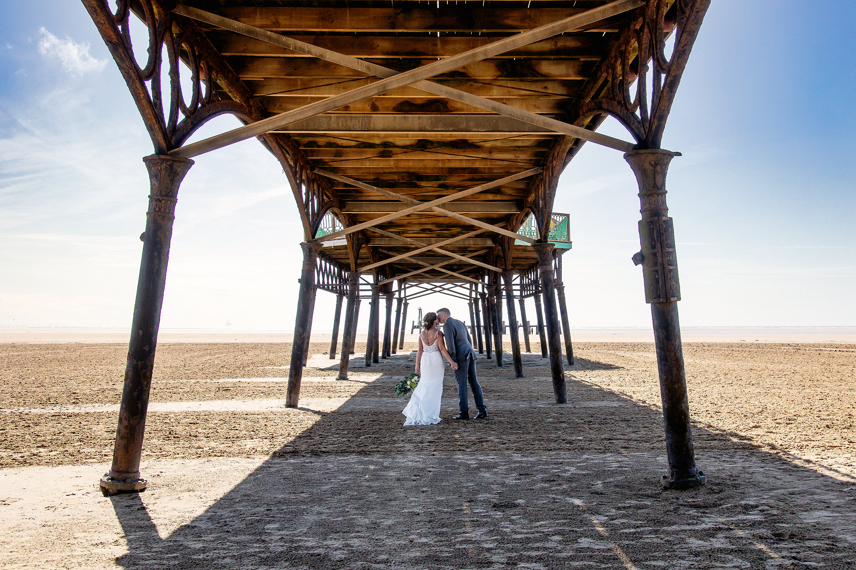 Lytham St Anne's wedding on the beach