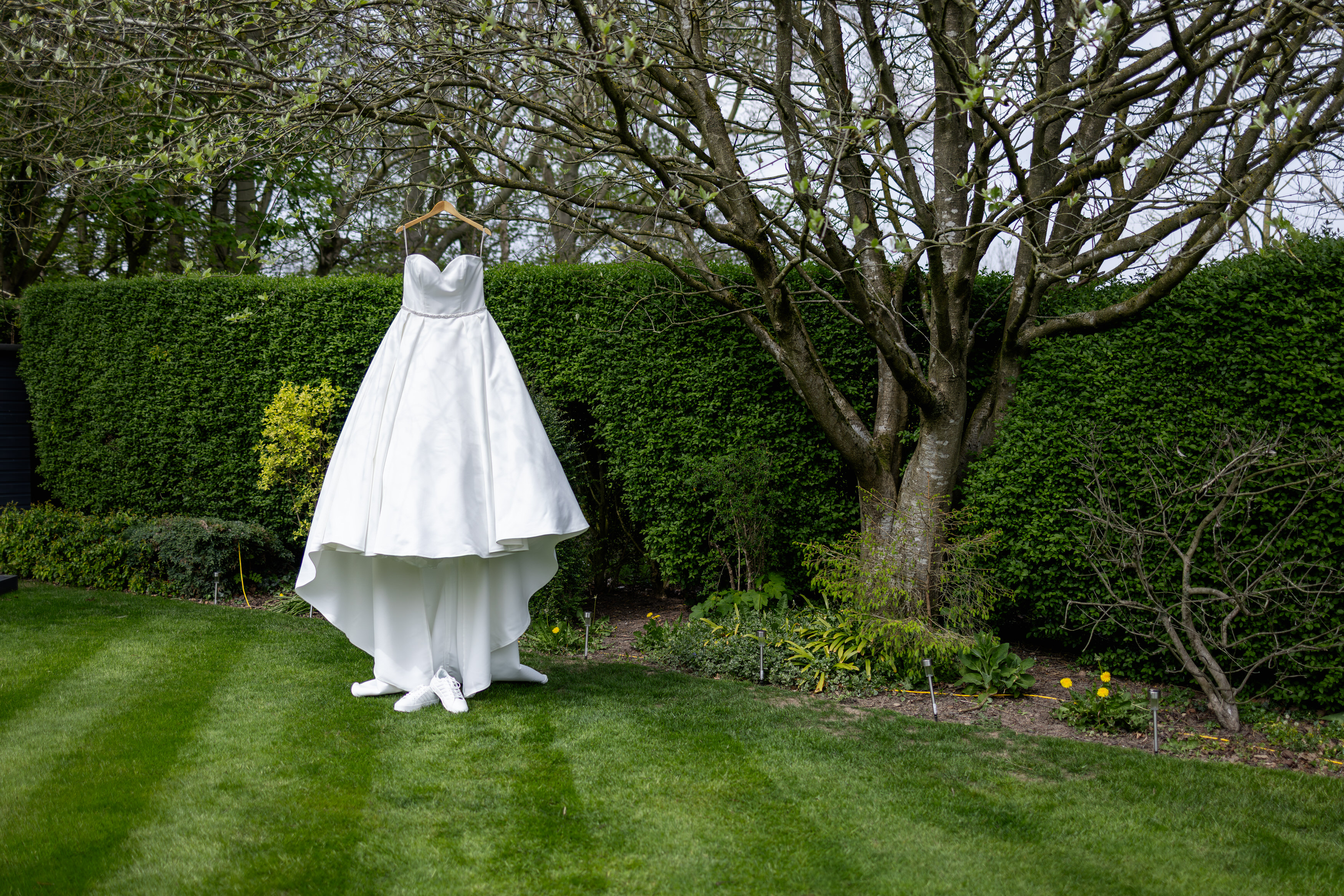 The Brides wedding dress 