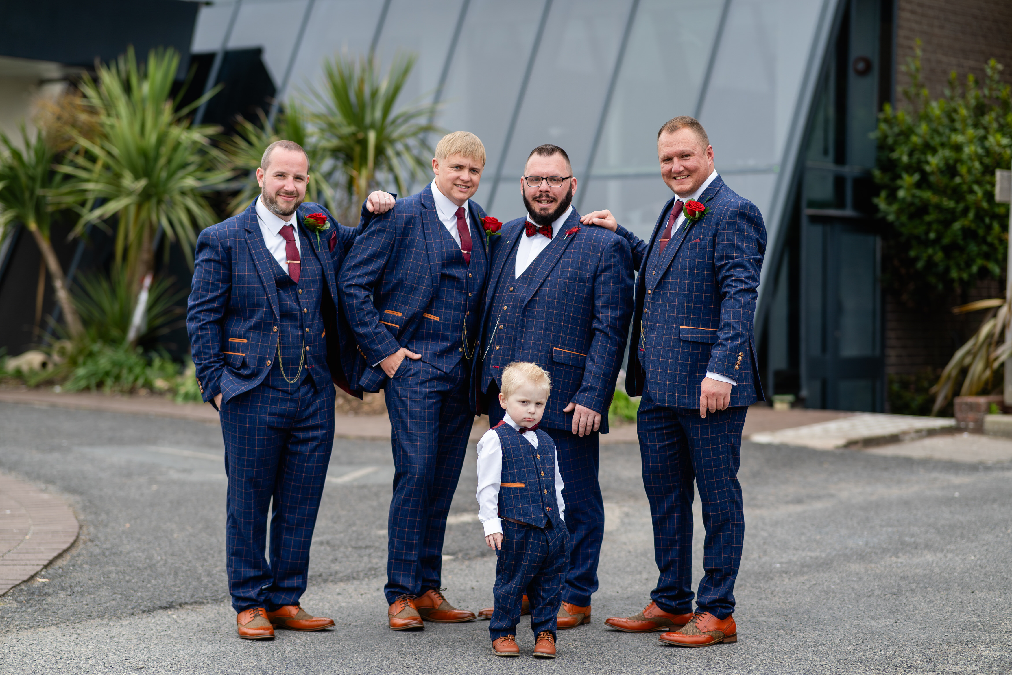 The groom and his best men 