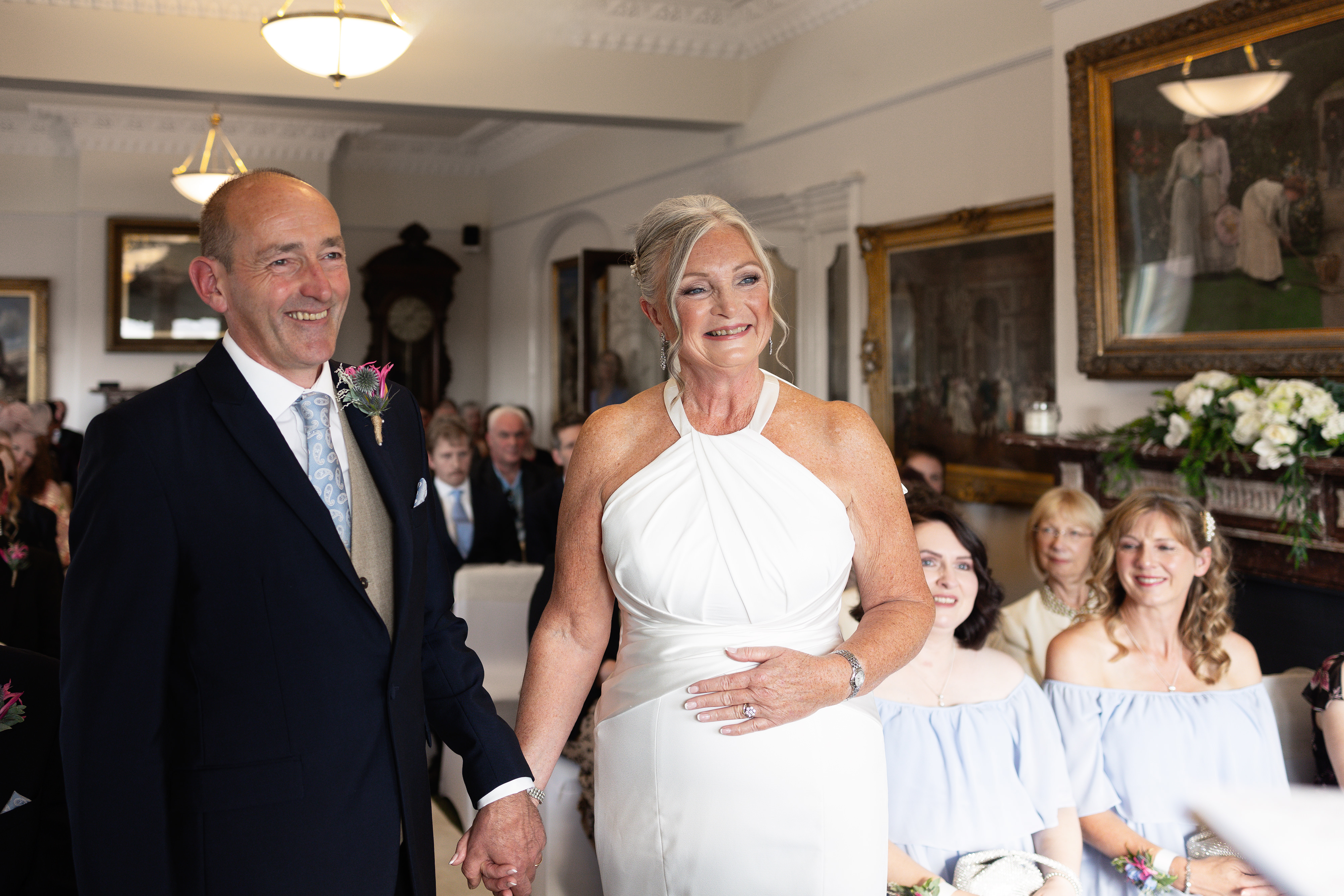 The happy couple are now husband and wife 