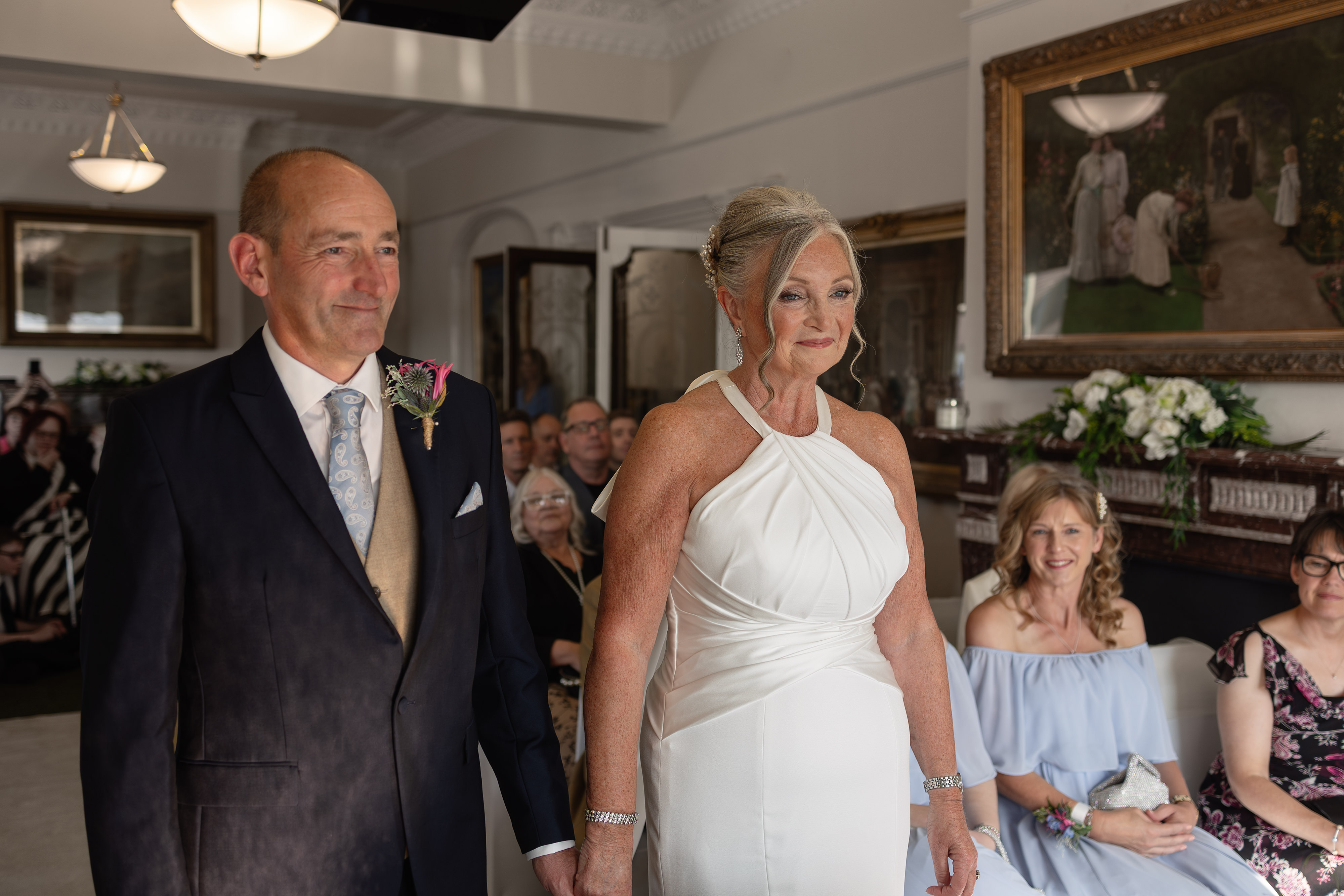 Marie and Duncan exchange their vows 