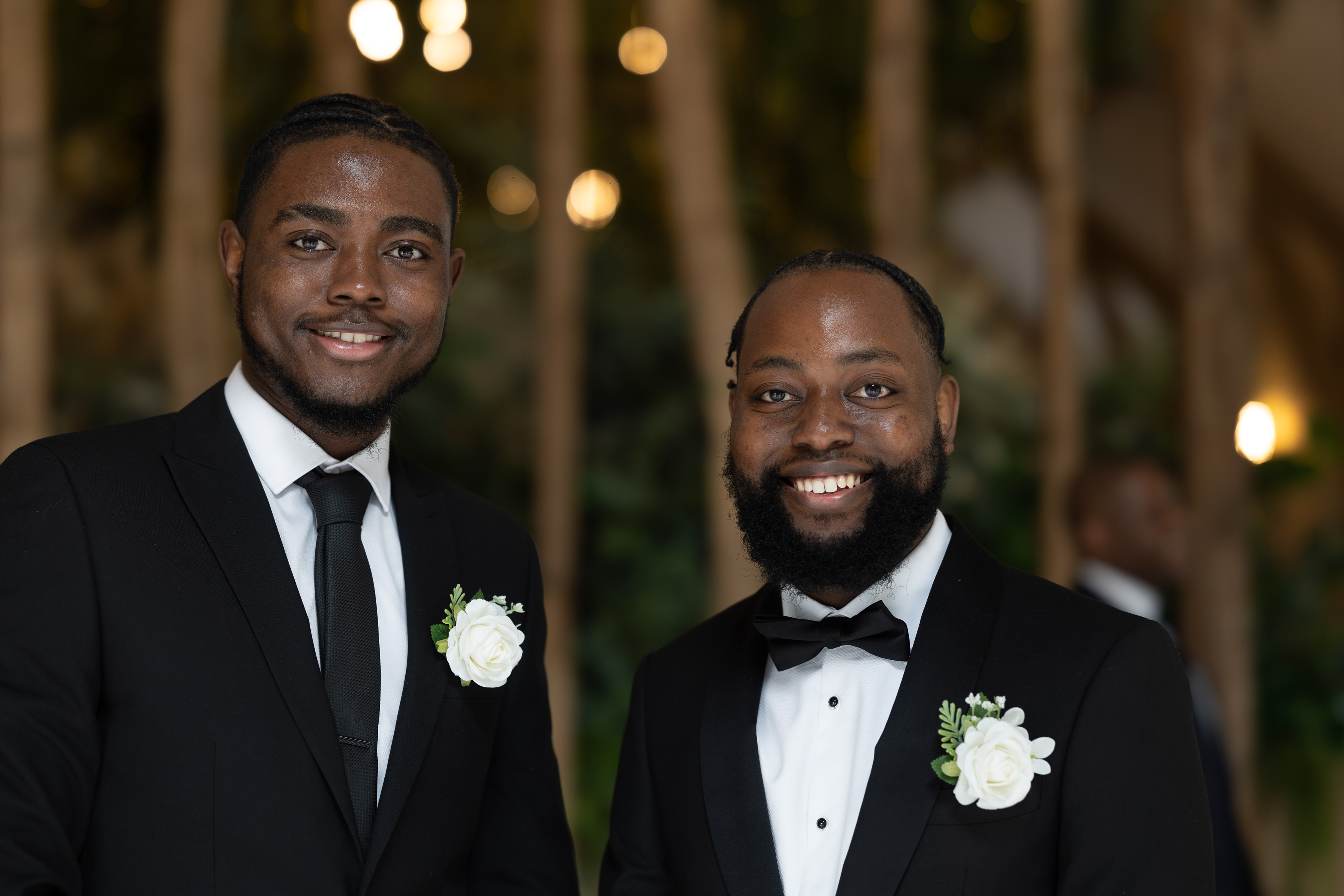 The groom and his best man 