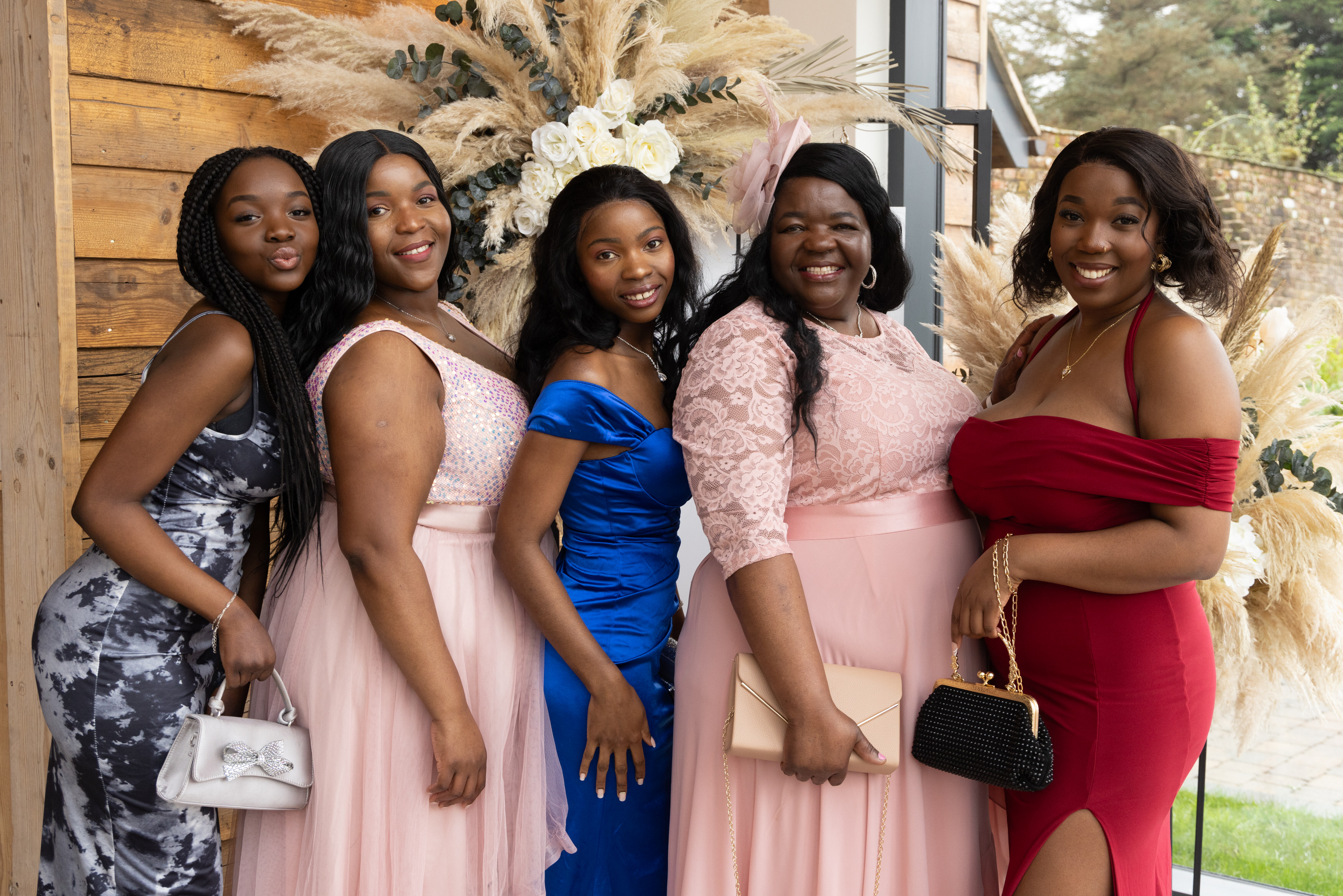 The wedding guests 