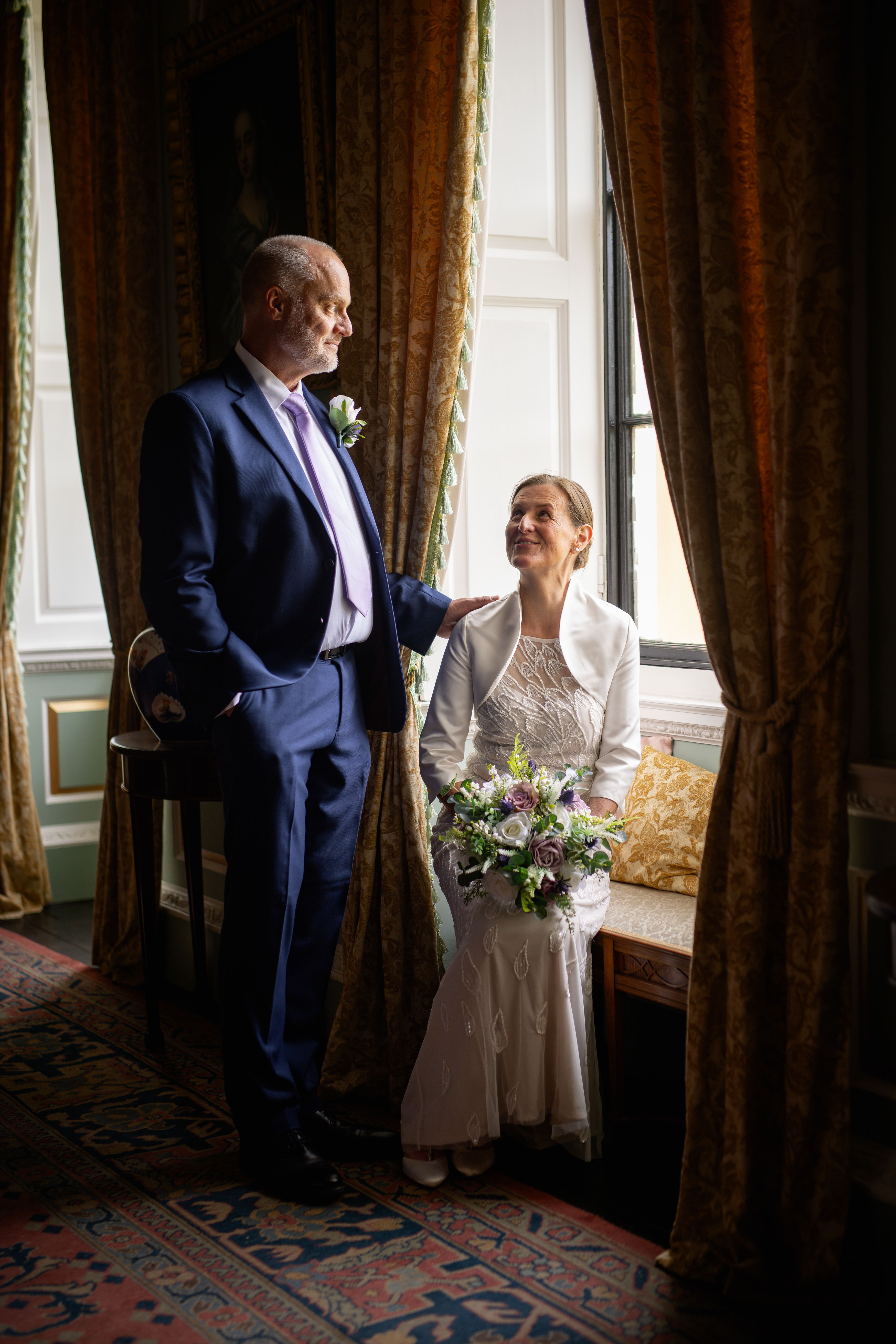 Helen and Michael have some photos in side lytham hall