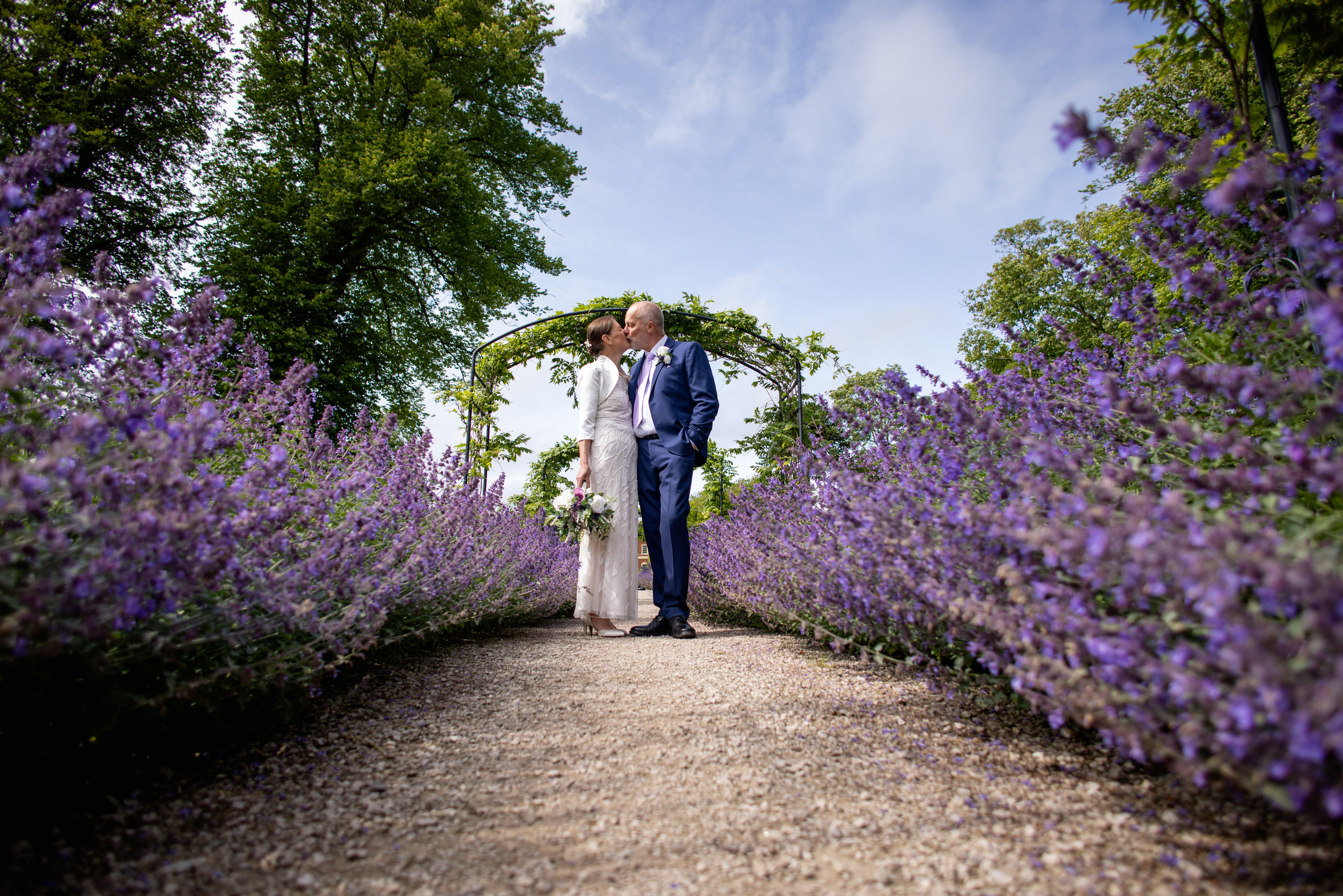 Beautiful lavender garden at Lytham Hall 