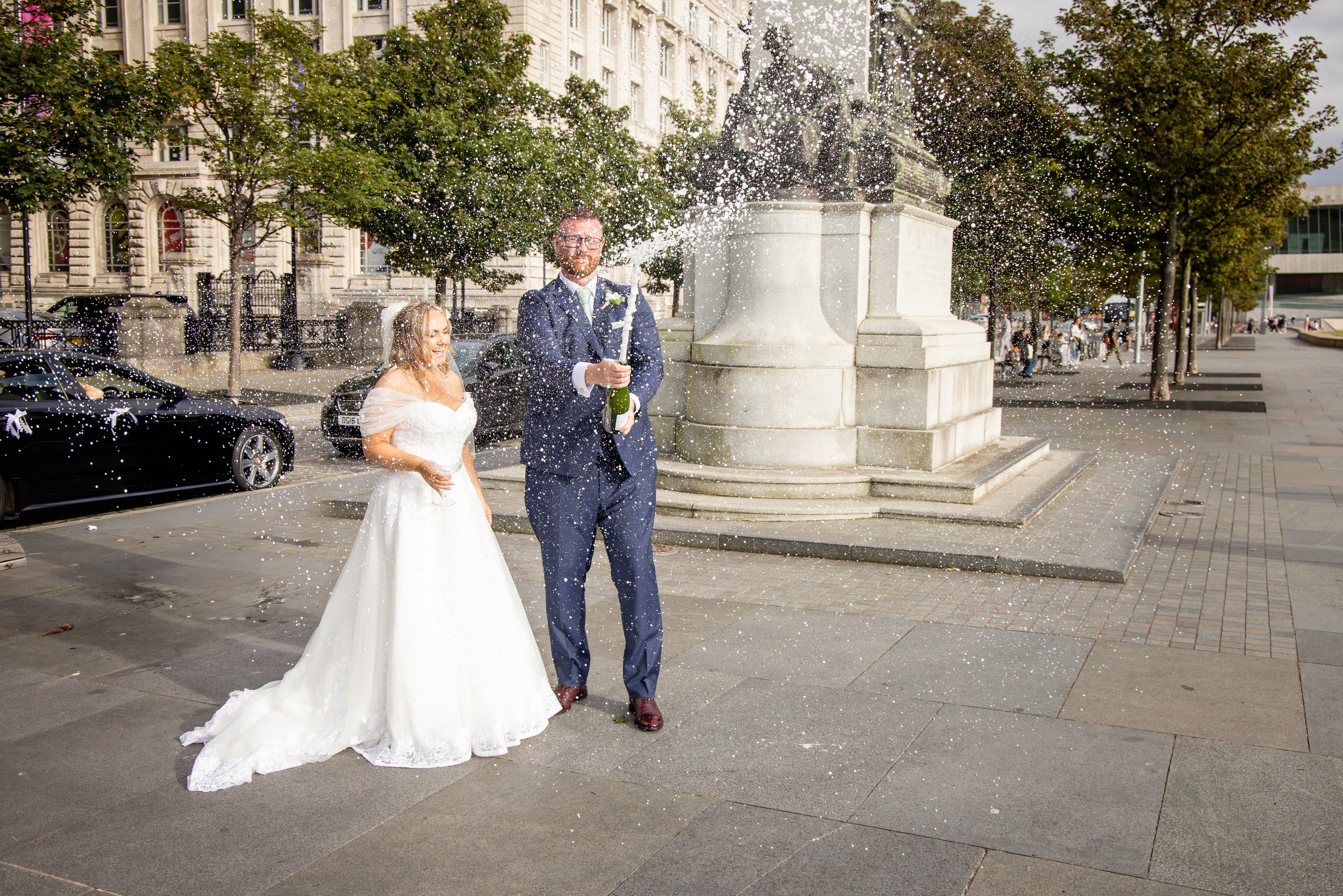 Liverpool docks wedding