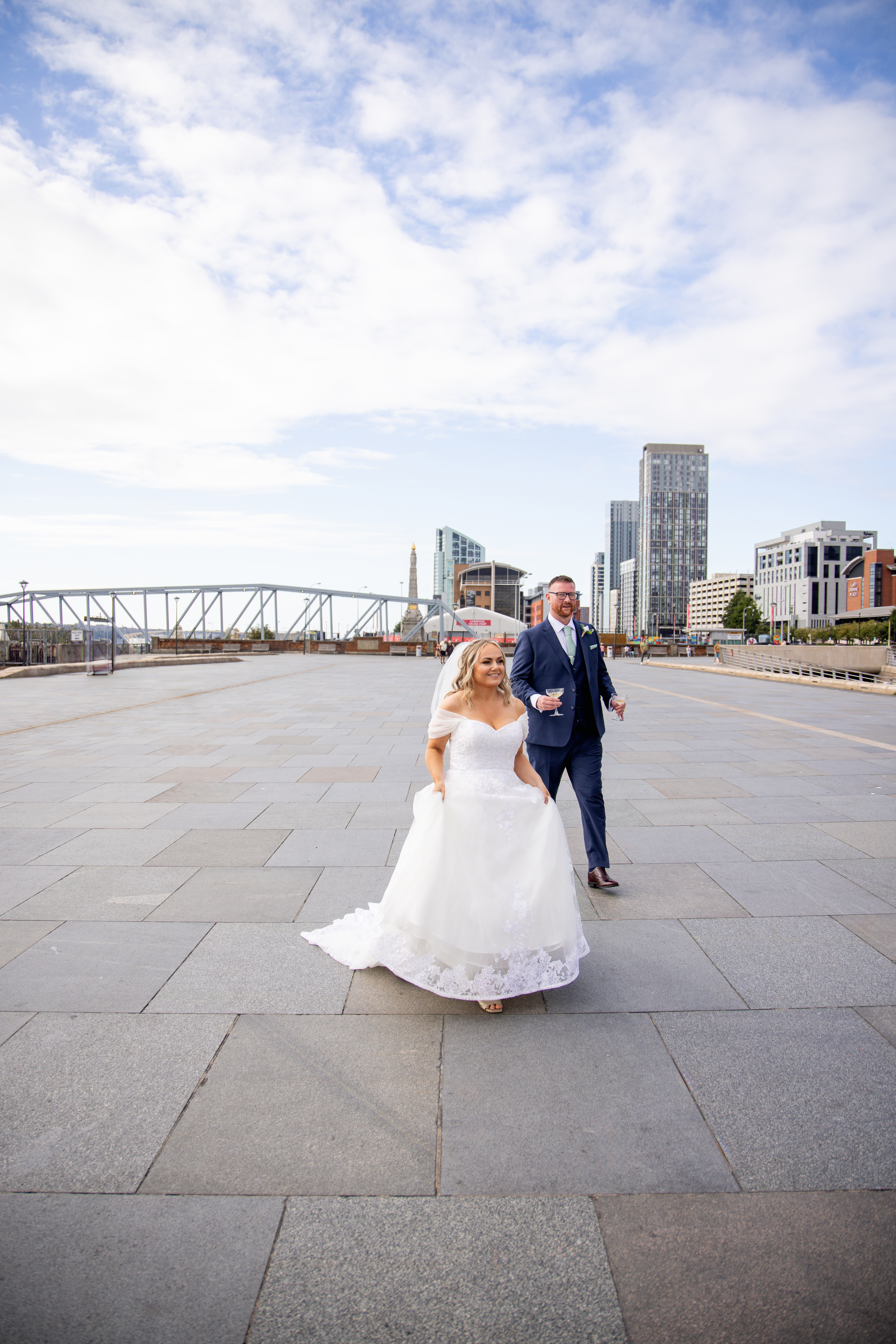 Liverpool docks wedding photography 