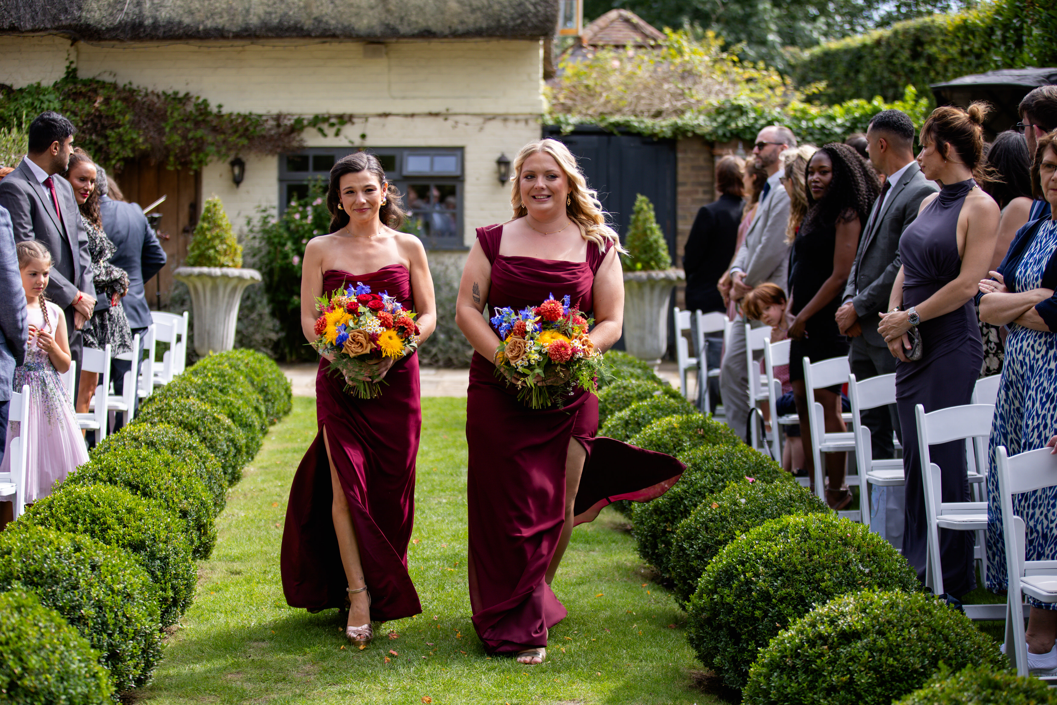 Beautiful bridesmaid at marlybrook house 