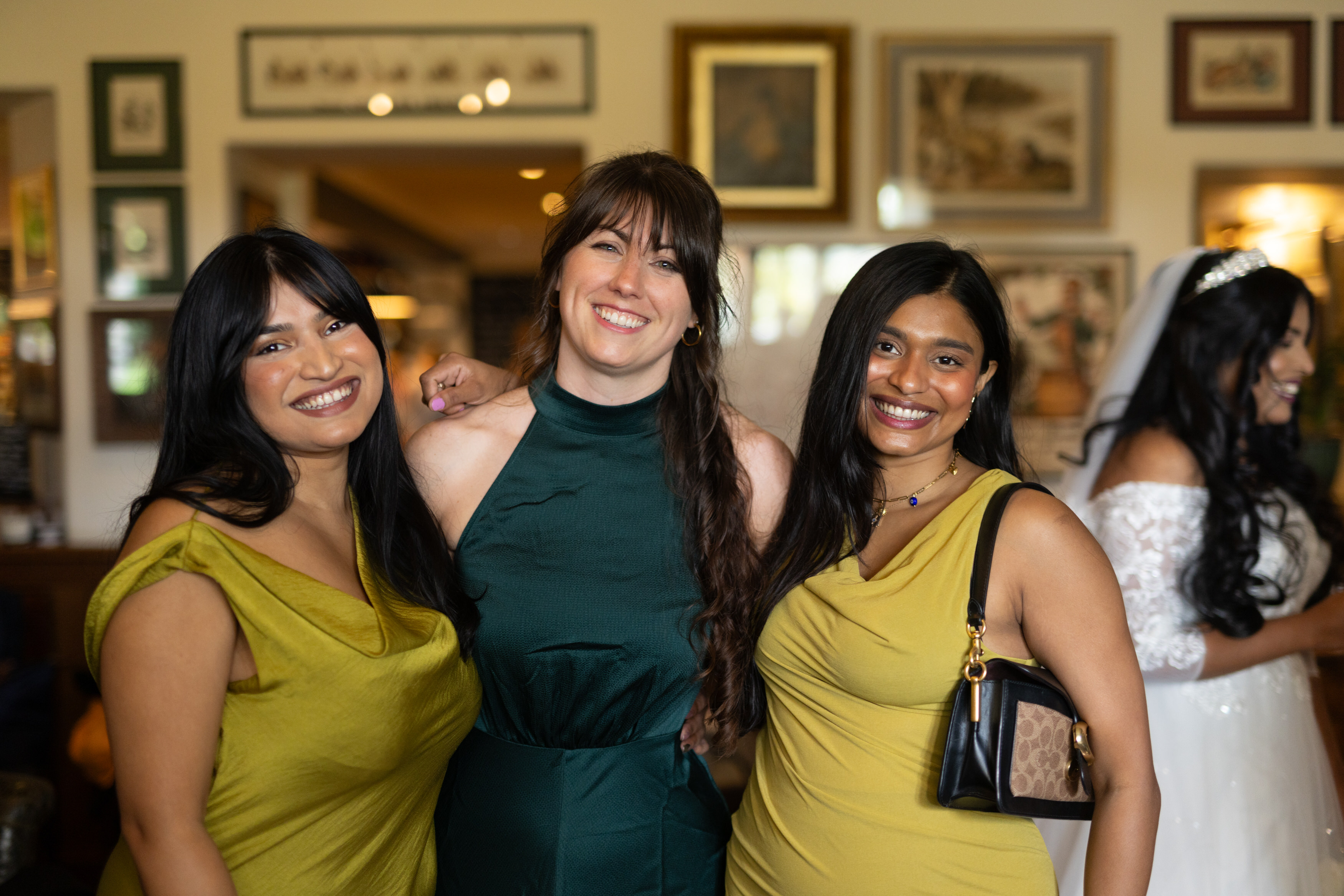 Some of the wedding guests at Tony and Udara's wedding