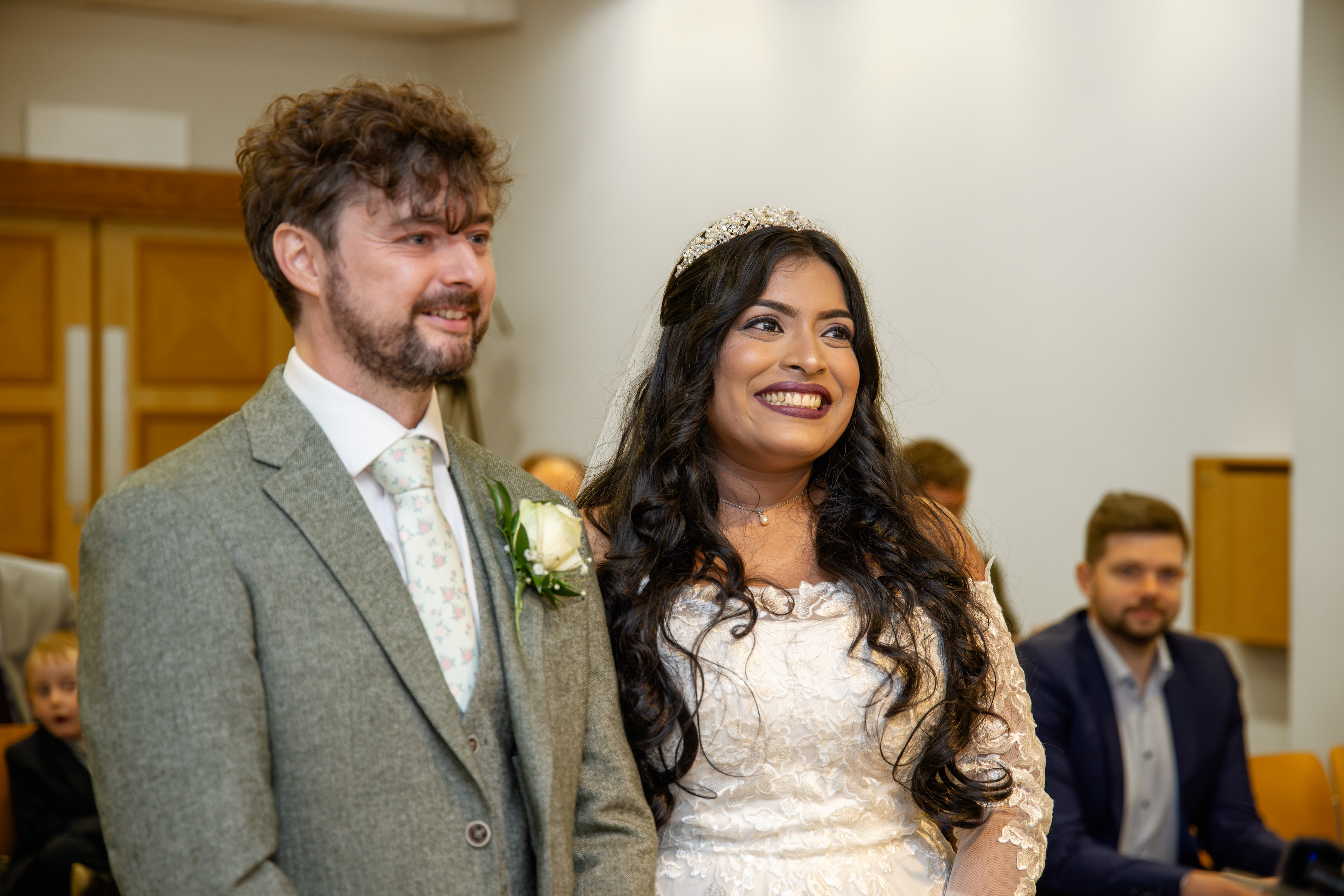 Udara and Tony proceed with the wedding ceremony